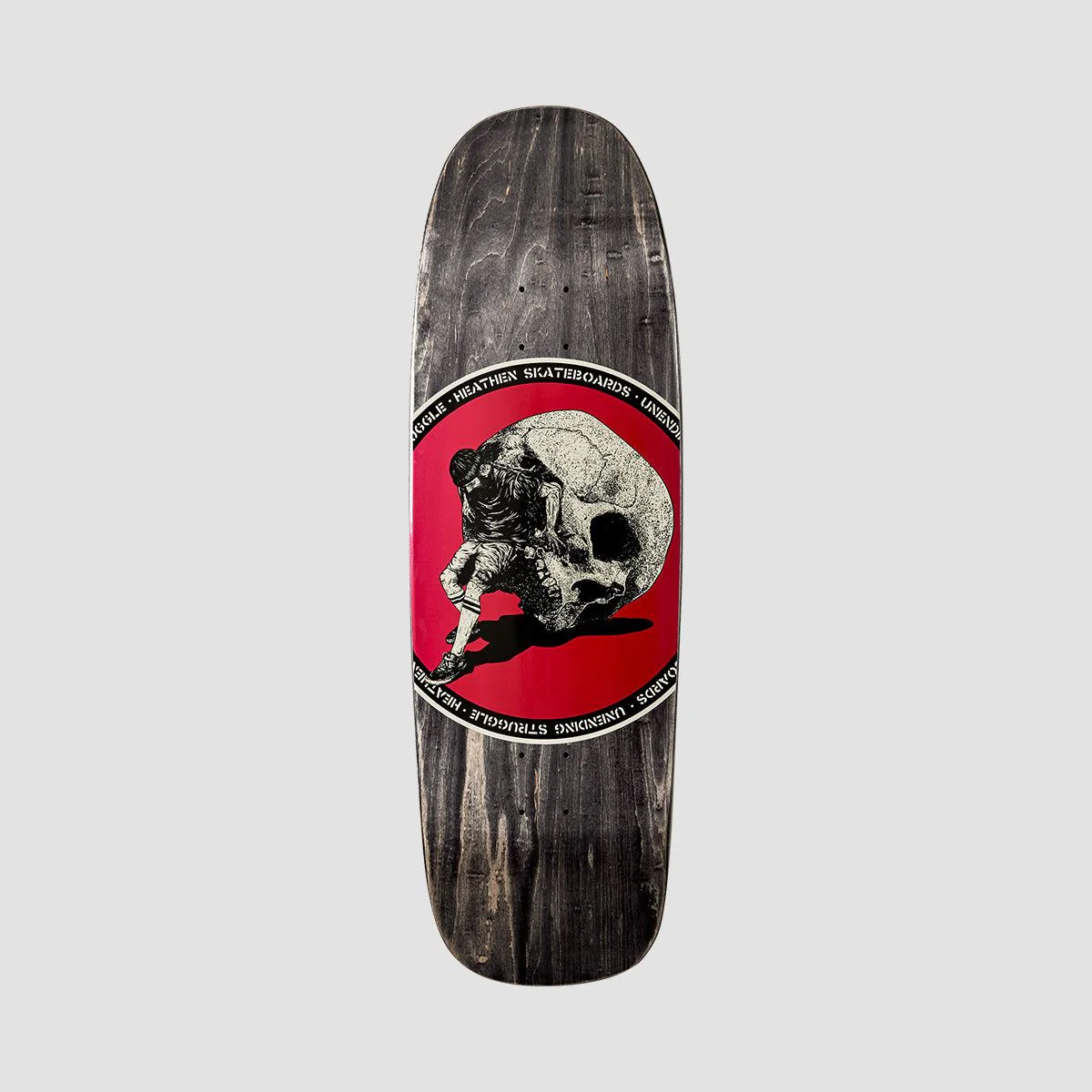 Heathen Sisyphus on Bigger Loader Skateboard Deck - 9.825" - Image 2