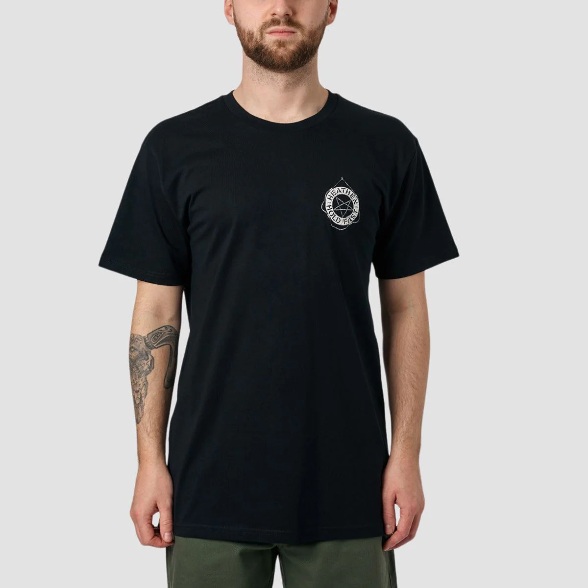 Heathen Stormy Seas T-Shirt Black - Image 3
