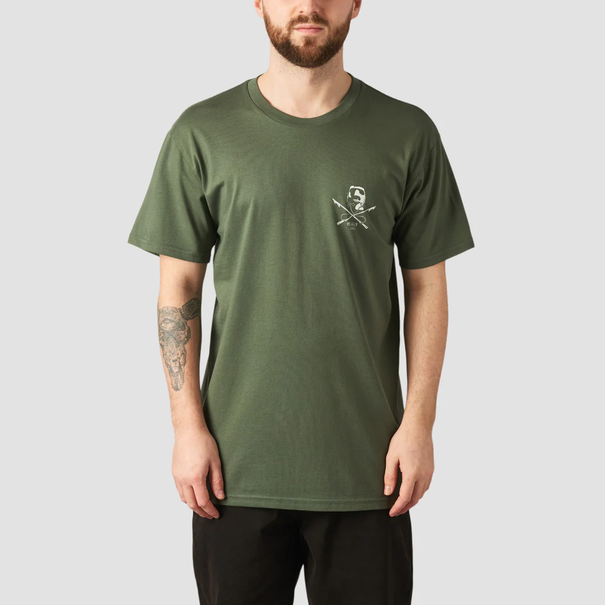 Heathen The Peaquod T-Shirt Cypress - Image 2