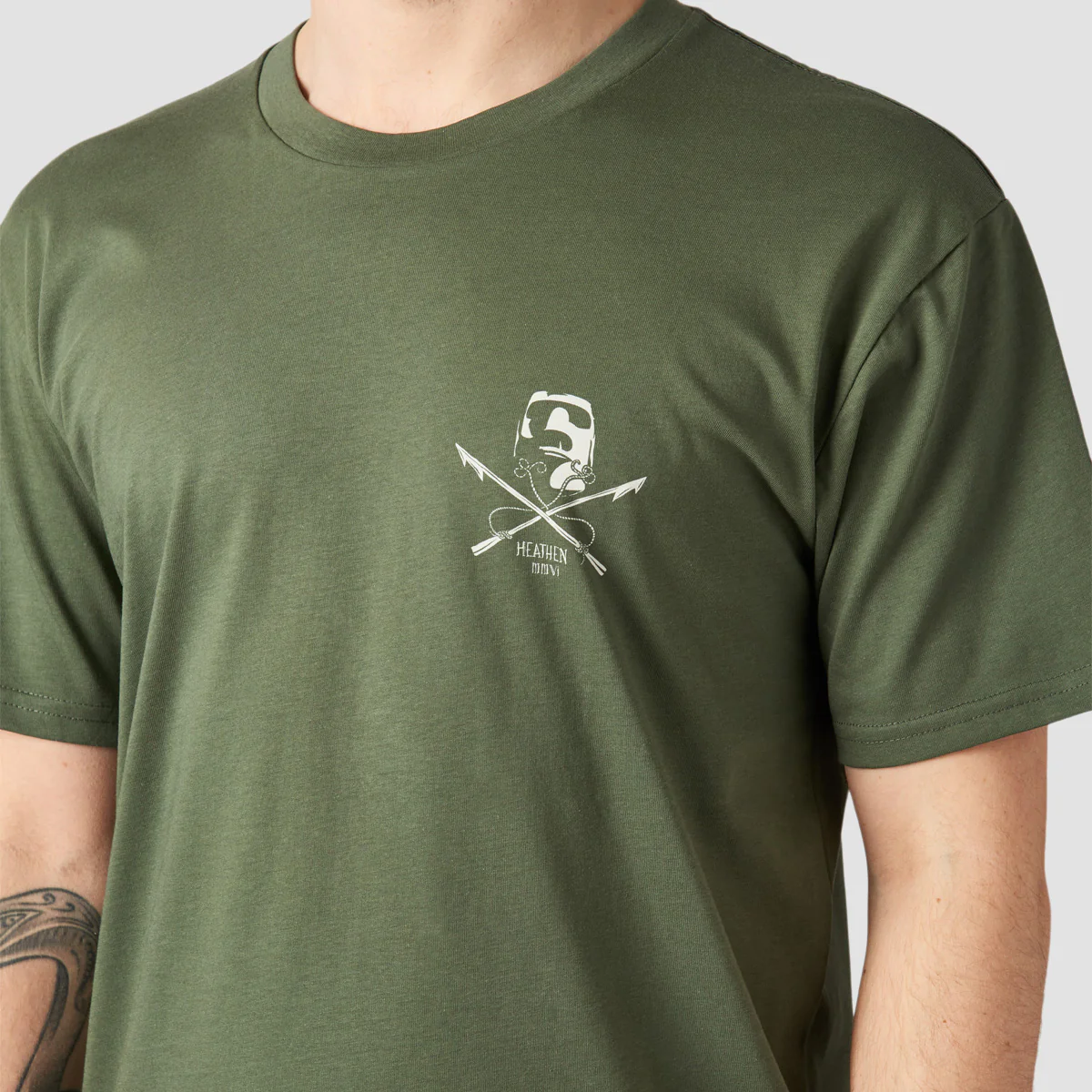 Heathen The Peaquod T-Shirt Cypress - Image 3
