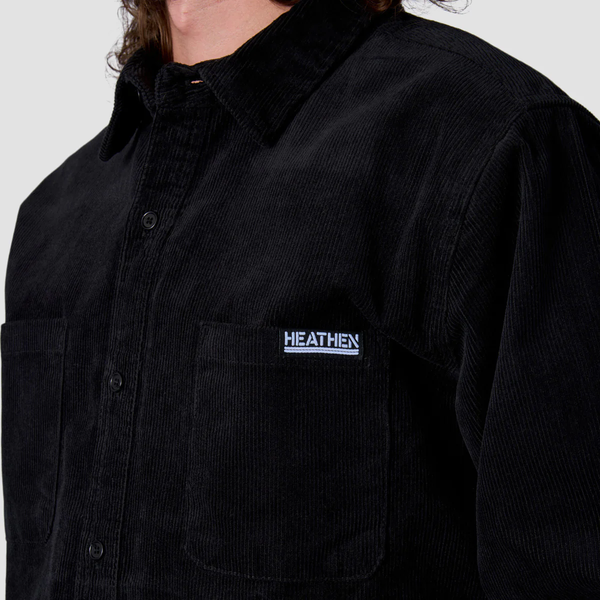 Heathen VG+ Dissolution Cord Longsleeve Shirt Void - Image 3