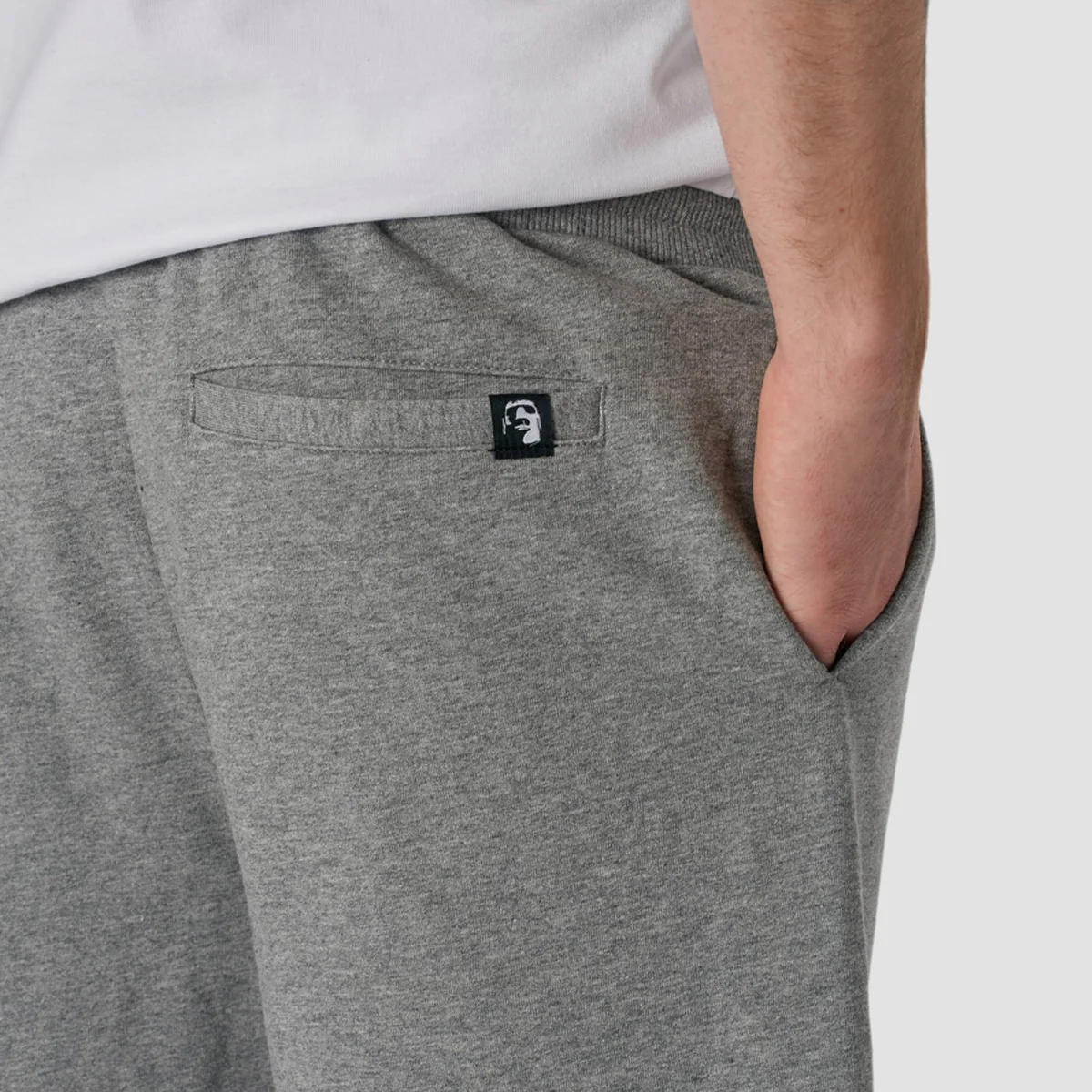 Heathen Void Sweat Shorts Steel Heather - Image 6