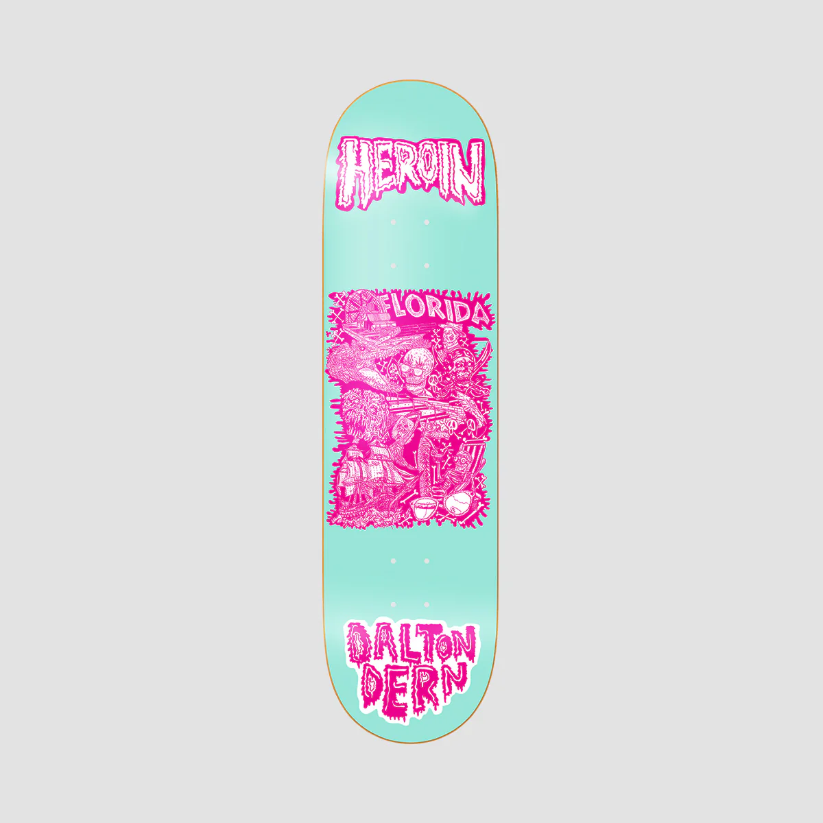 Heroin Allegory Of Fear Dalton Dern Skateboard Deck - 8.5"