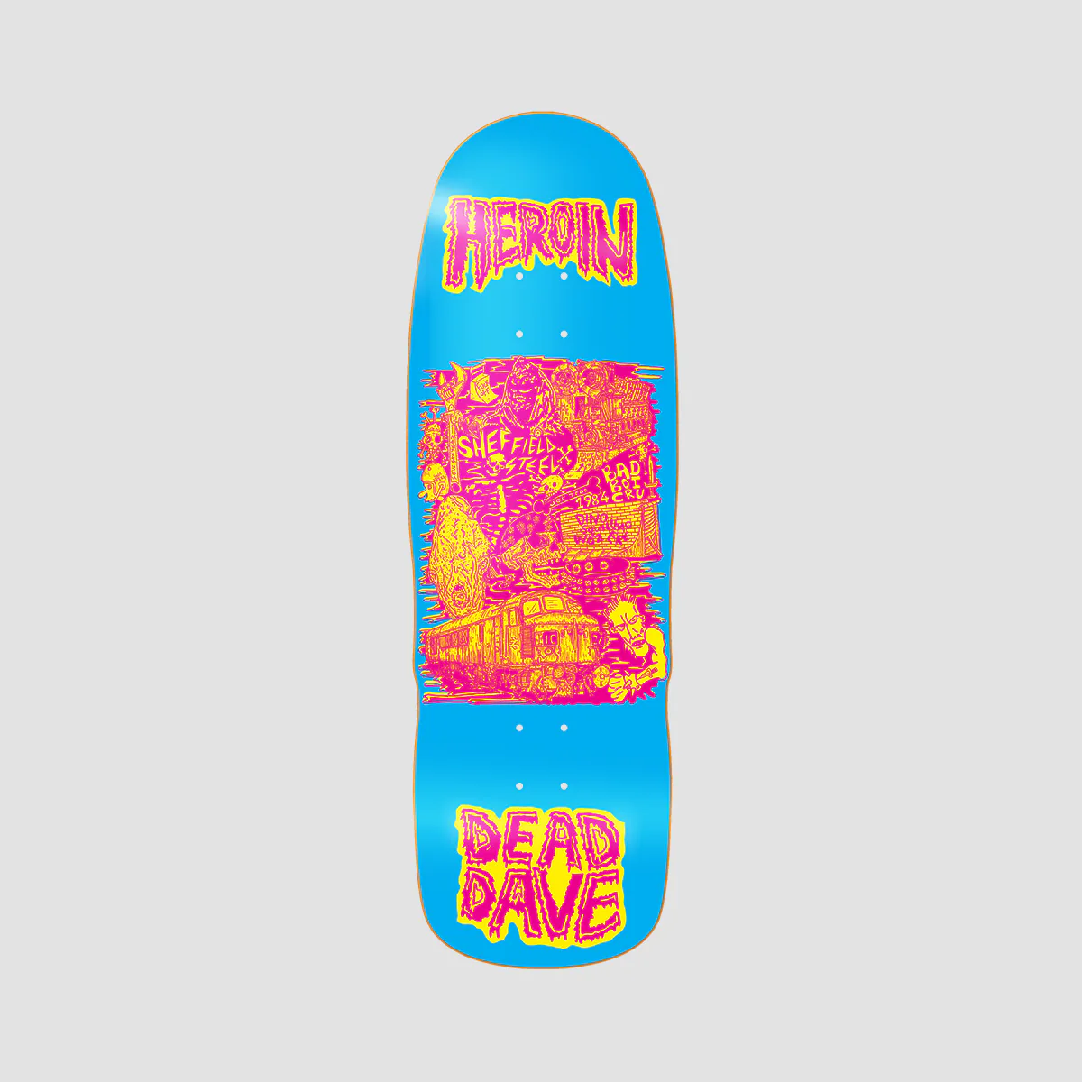 Heroin Allegory Of Fear Dead Dave Skateboard Deck - 10.1"