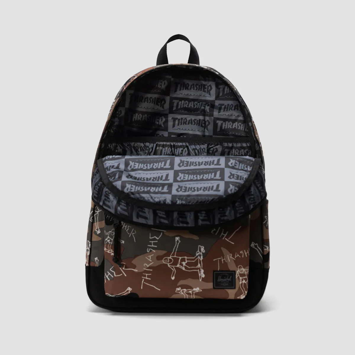 Herschel X Thrasher Gonz Classic XL 30L Backpack Woodland Camo - Image 3