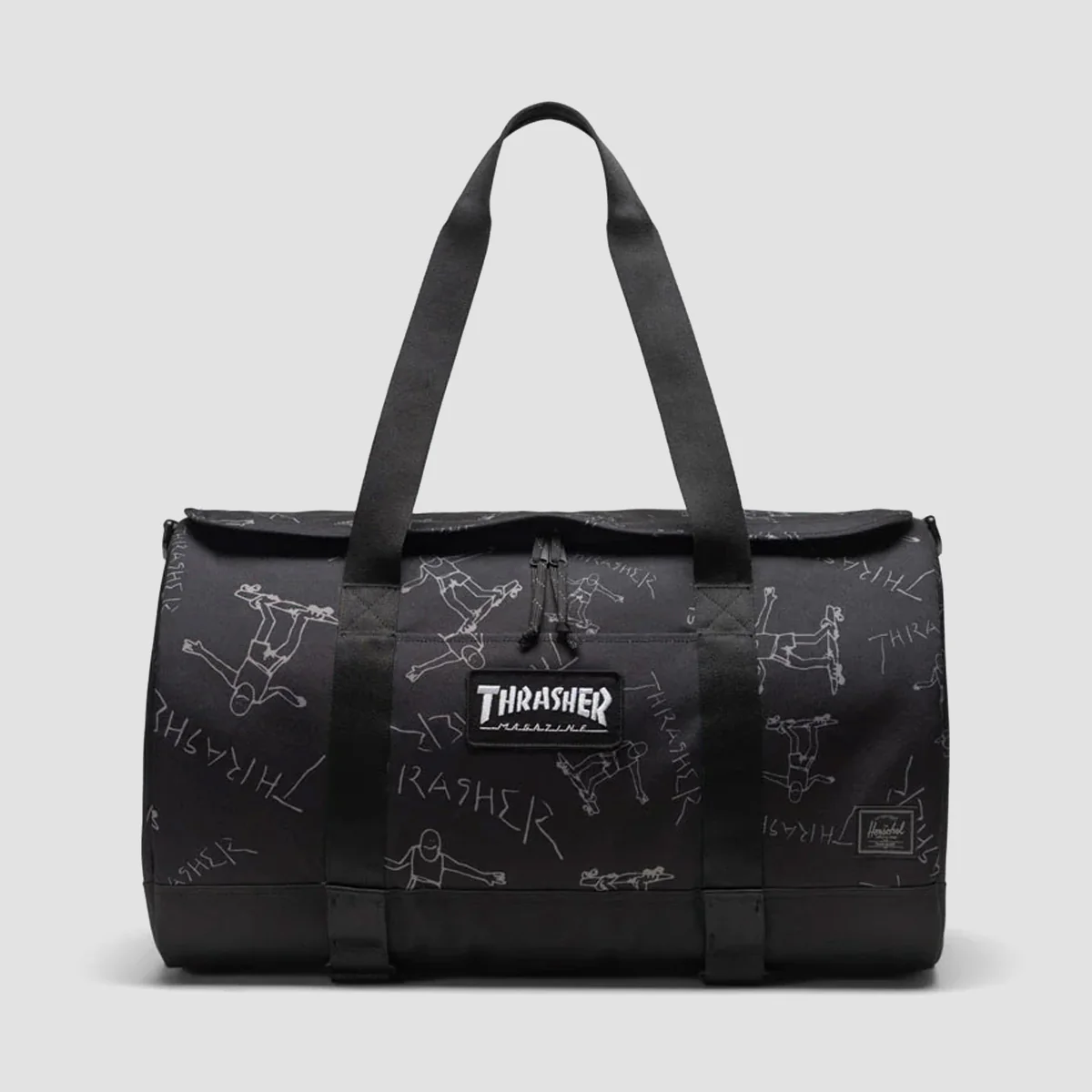 Herschel X Thrasher Gonz Heritage 40L Skate Duffle Bag Black - Image 2