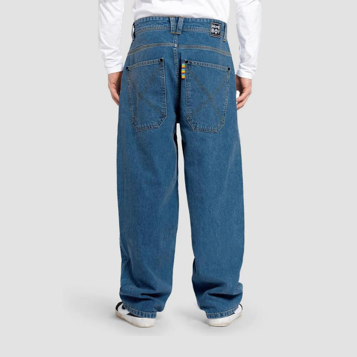 Homeboy X-tra MONSTER Jeans Washed Blue - Image 2