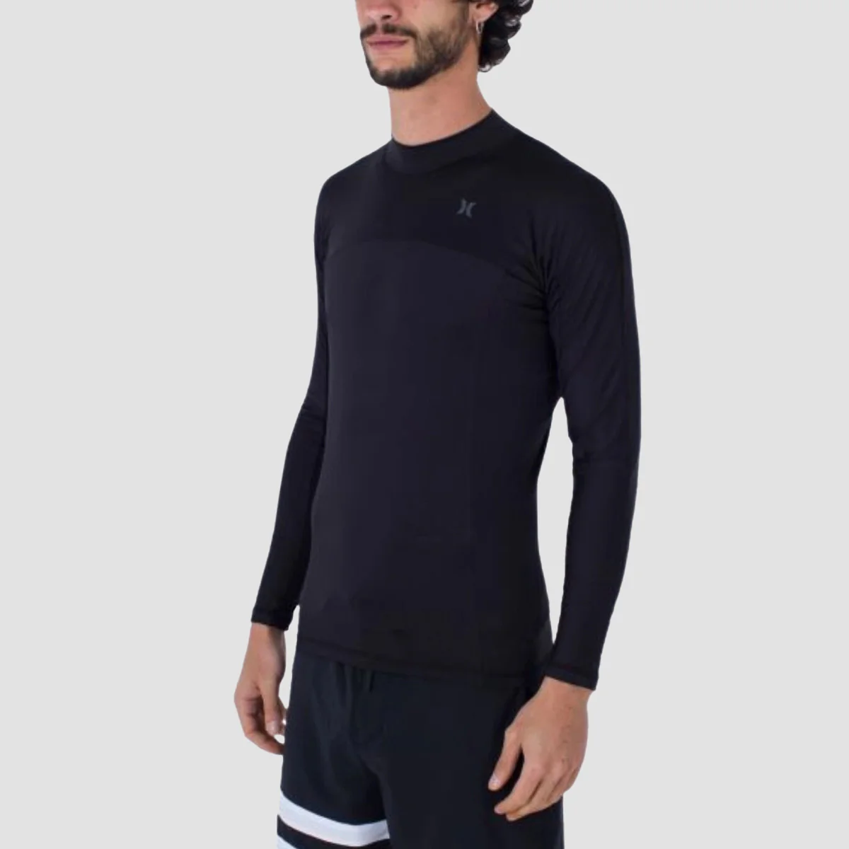 Hurley Channel Crossing Paddle Series Longsleeve Rash Vest Black - Image 2