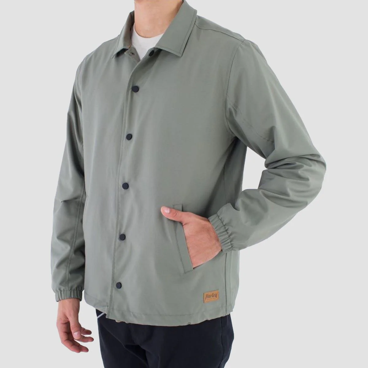 Hurley Coaches Jacket Army - Image 2