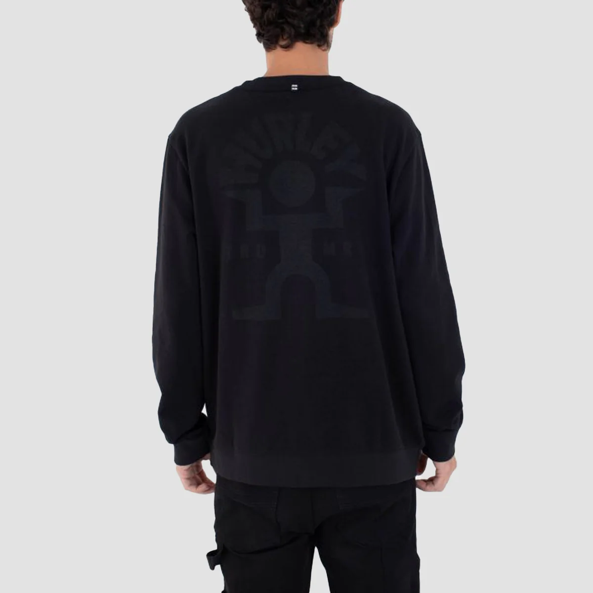 Hurley Dancer Crew Sweatshirt Black - Image 2