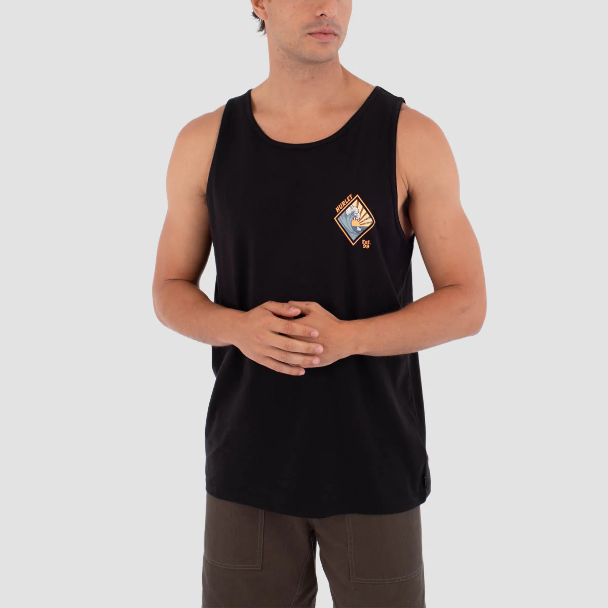 Hurley Disques Tank Vest Black - Image 2