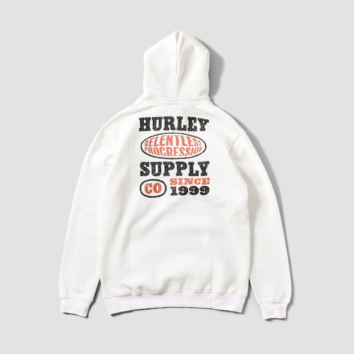 Hurley Encore Pullover Hoodie White - Image 2