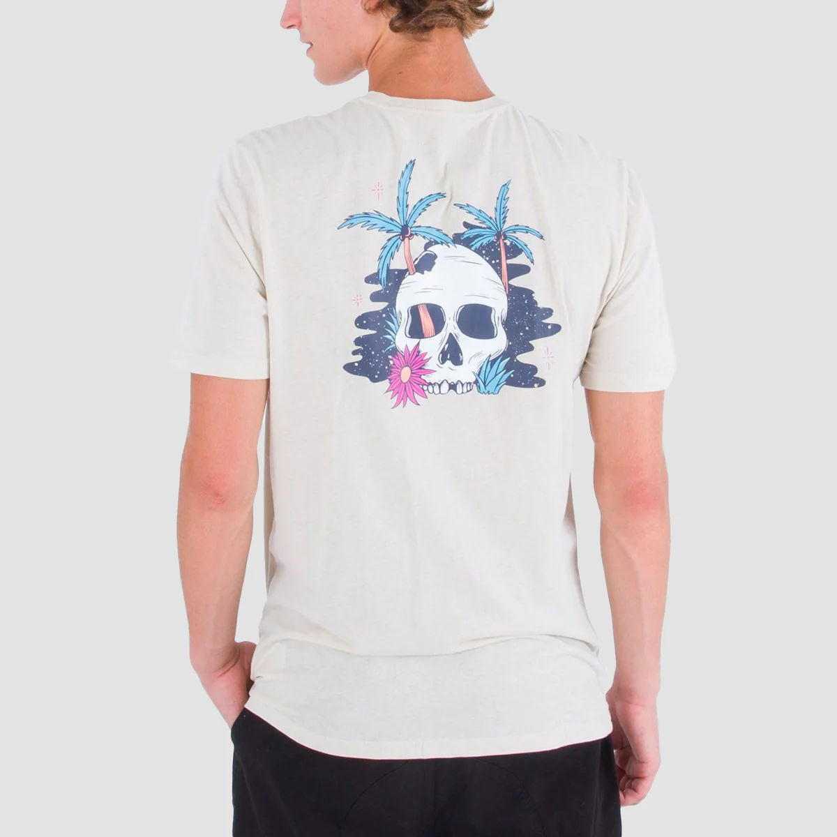 Hurley Everyday Death In Paradise T-Shirt Bone - Image 2