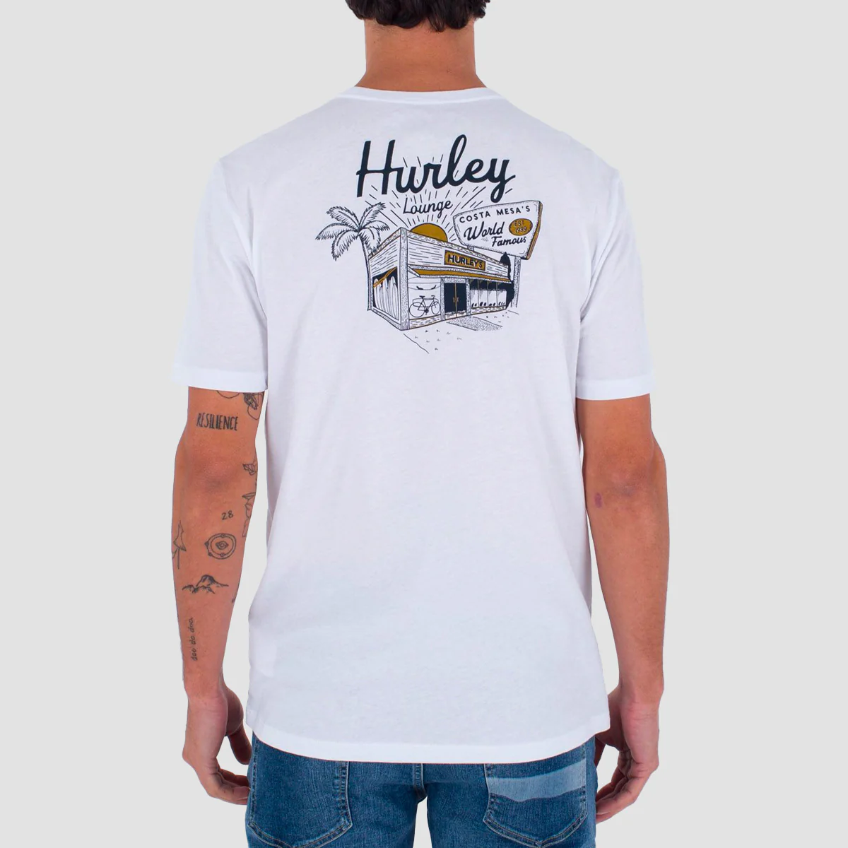 Hurley Everyday Hurley's T-Shirt White - Image 2