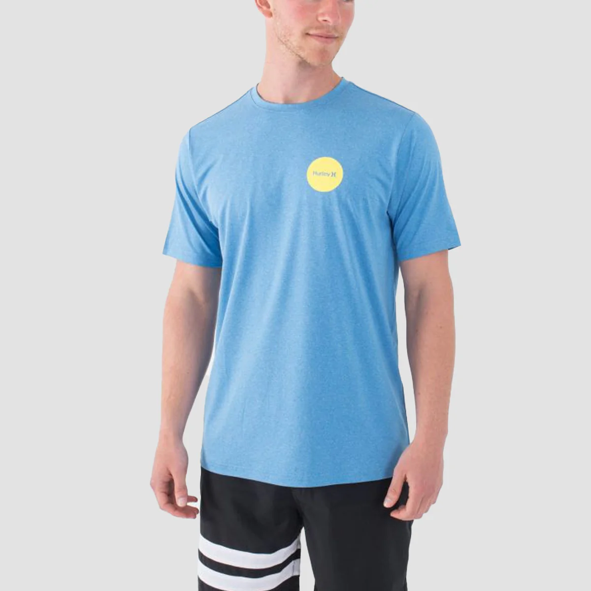 Hurley Everyday Hybrid Upf 50+ Lycra T-Shirt Balti Blue - Image 2