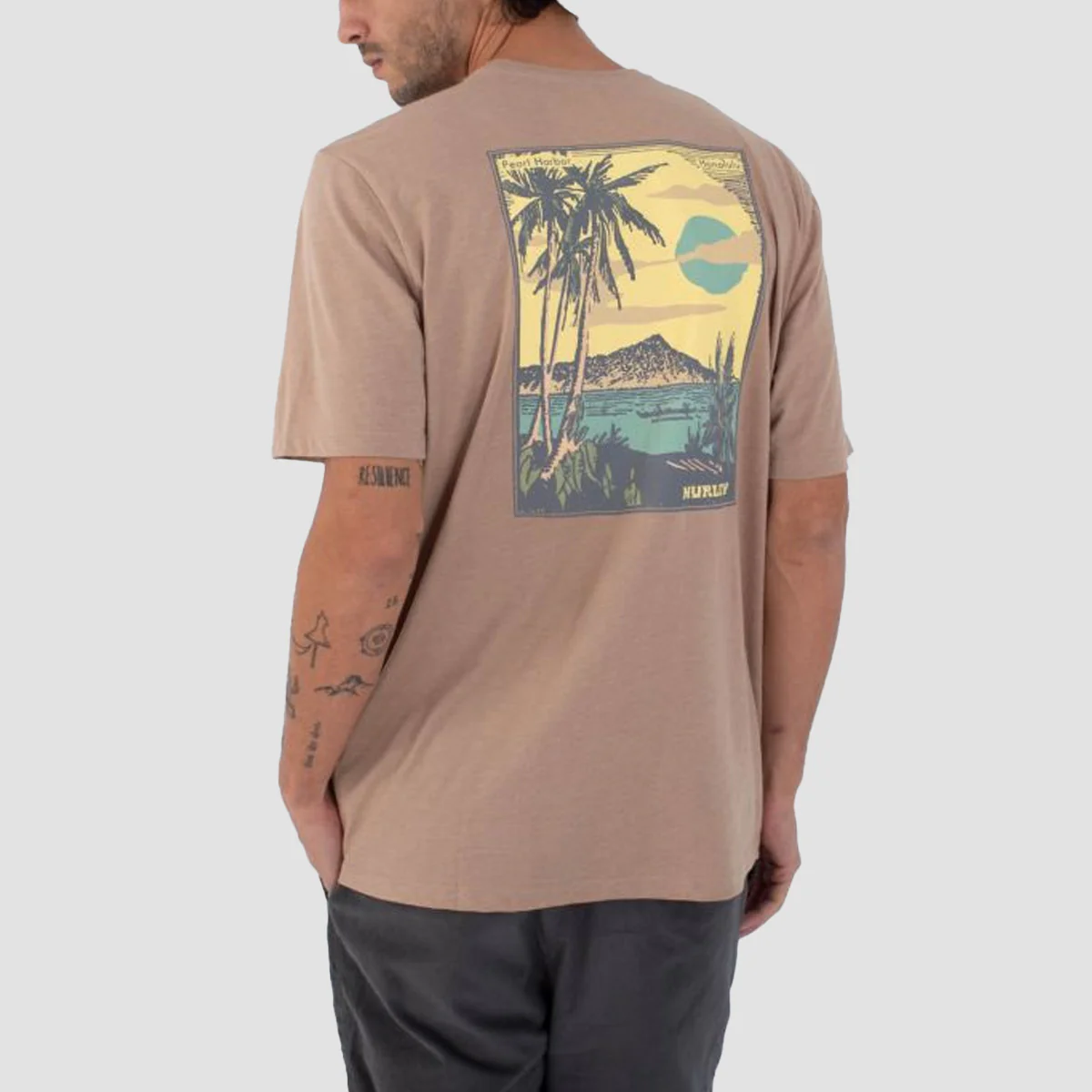 Hurley Harbor T-Shirt Bristlecone Heather - Image 2