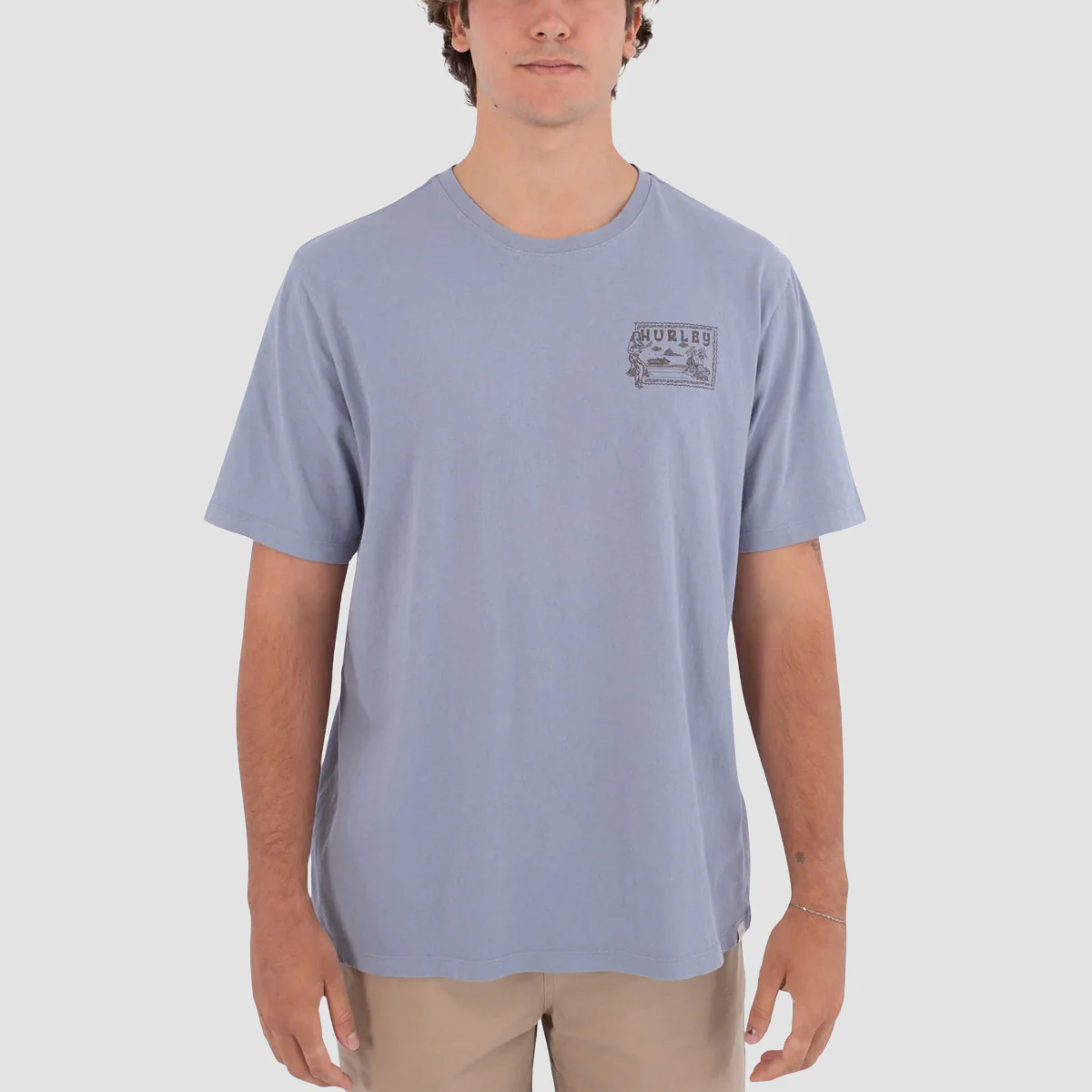 Hurley Hula T-Shirt Worker Blue - Image 2
