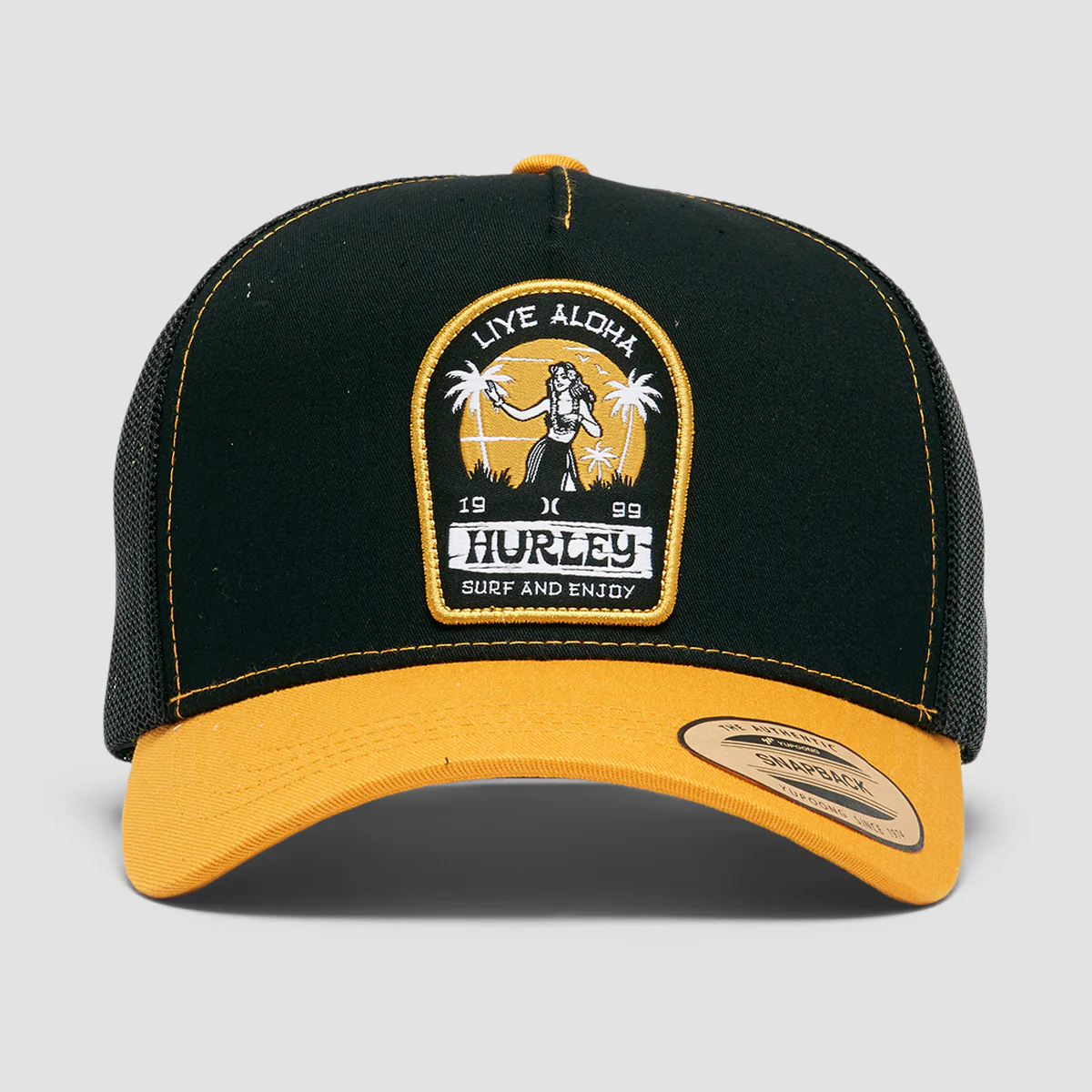 Hurley Live Aloha Trucker Cap Black - Image 2