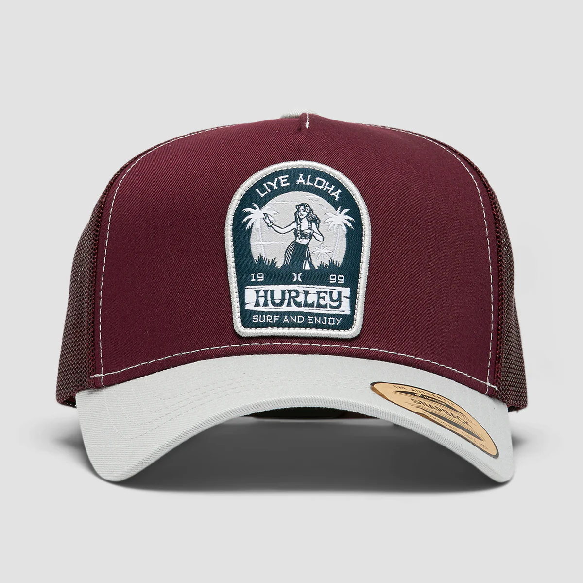 Hurley Live Aloha Trucker Cap Burgundy - Image 2