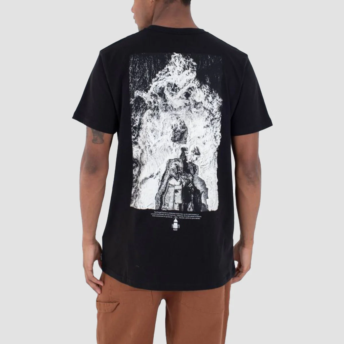 Hurley Nazare Lithse T-Shirt Black - Image 2