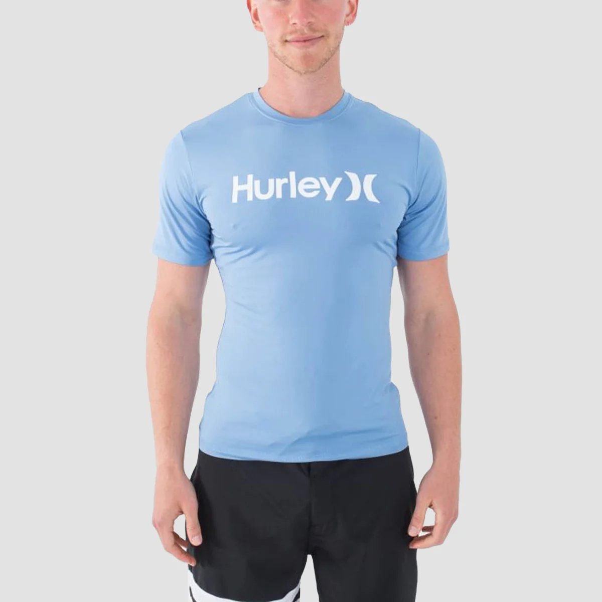 Hurley OAO Quickdry Rashguard UPF 50+ T-Shirt Aquifer