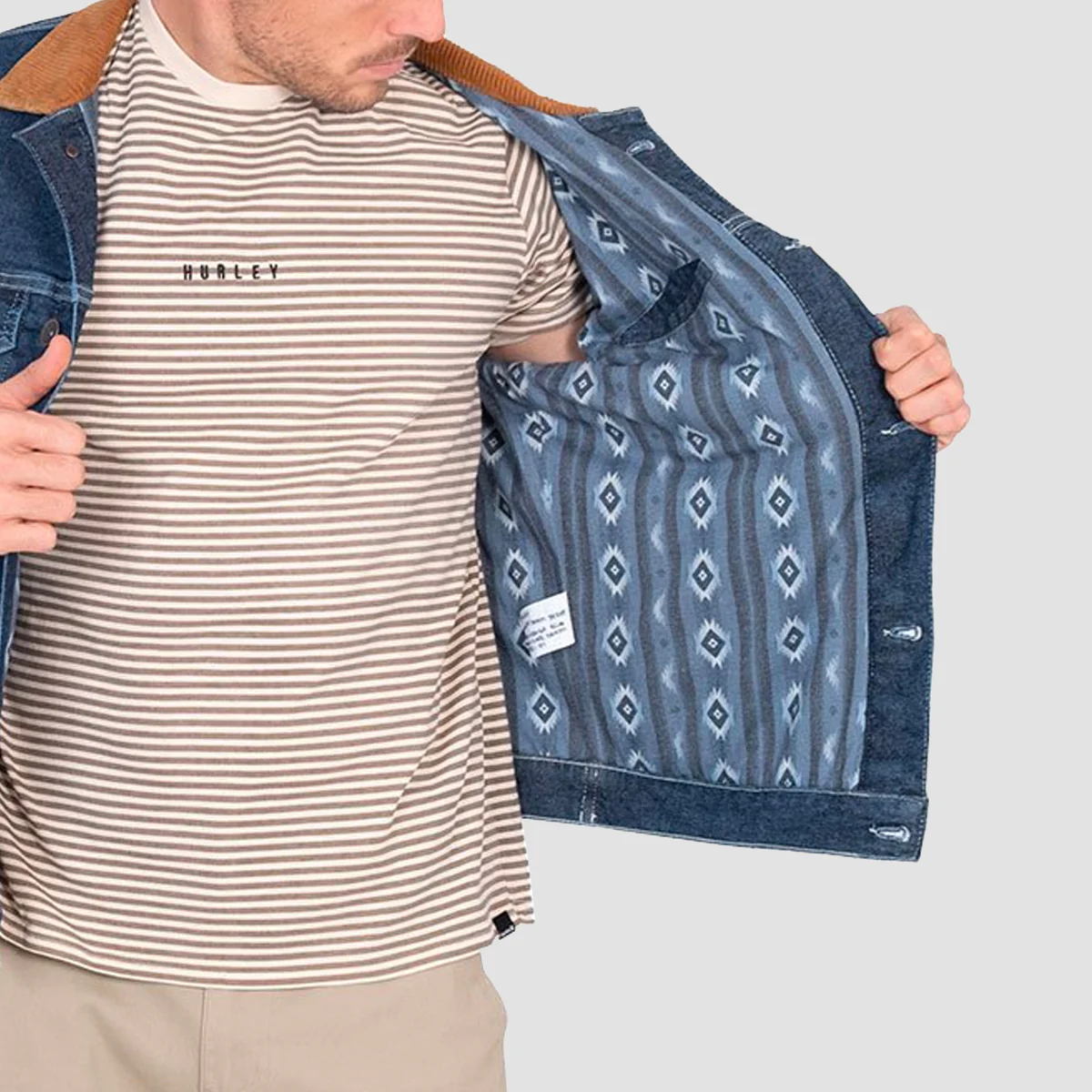 Hurley Oceancare Genny Denim Jacket Denim - Image 3