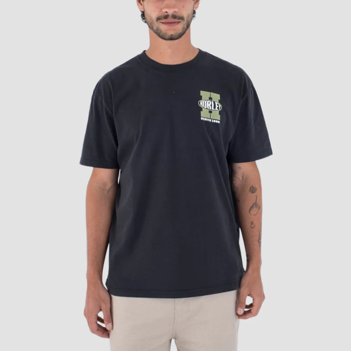 Hurley Organic Encore T-Shirt Black - Image 2