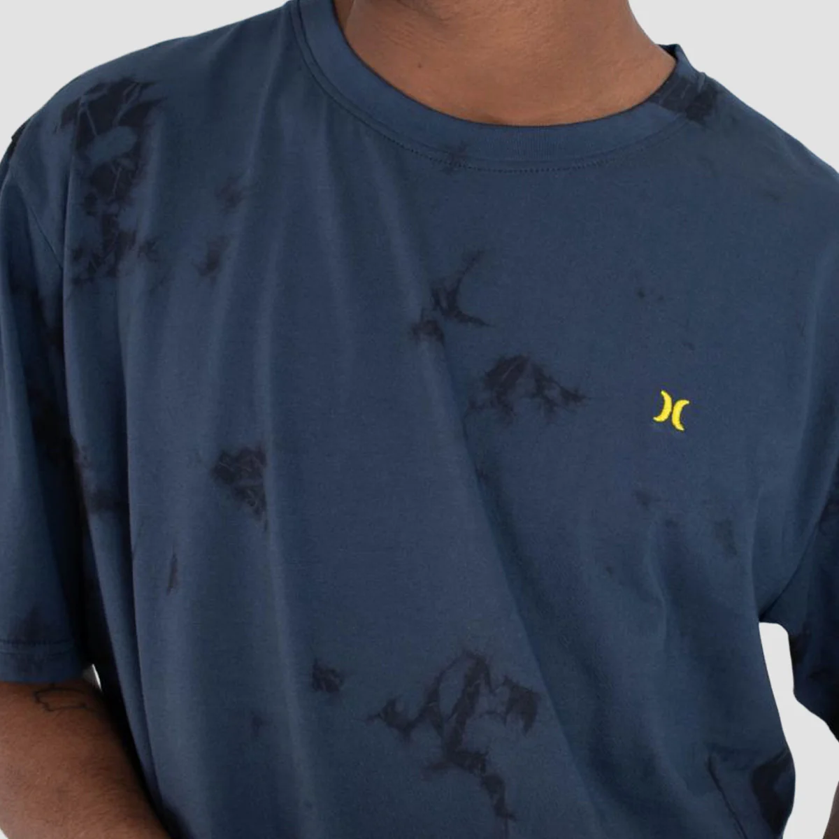 Hurley P&P Tie Dye T-Shirt Slate - Image 2
