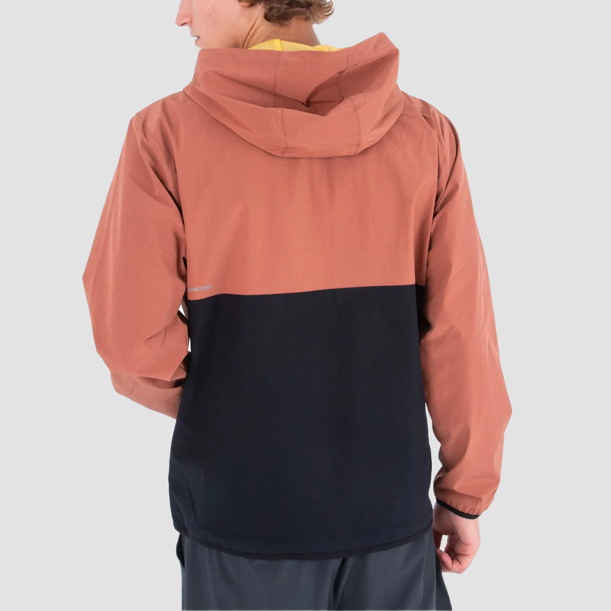 Hurley Phantom+ Packable Anorak Jacket Zion Rust - Image 2