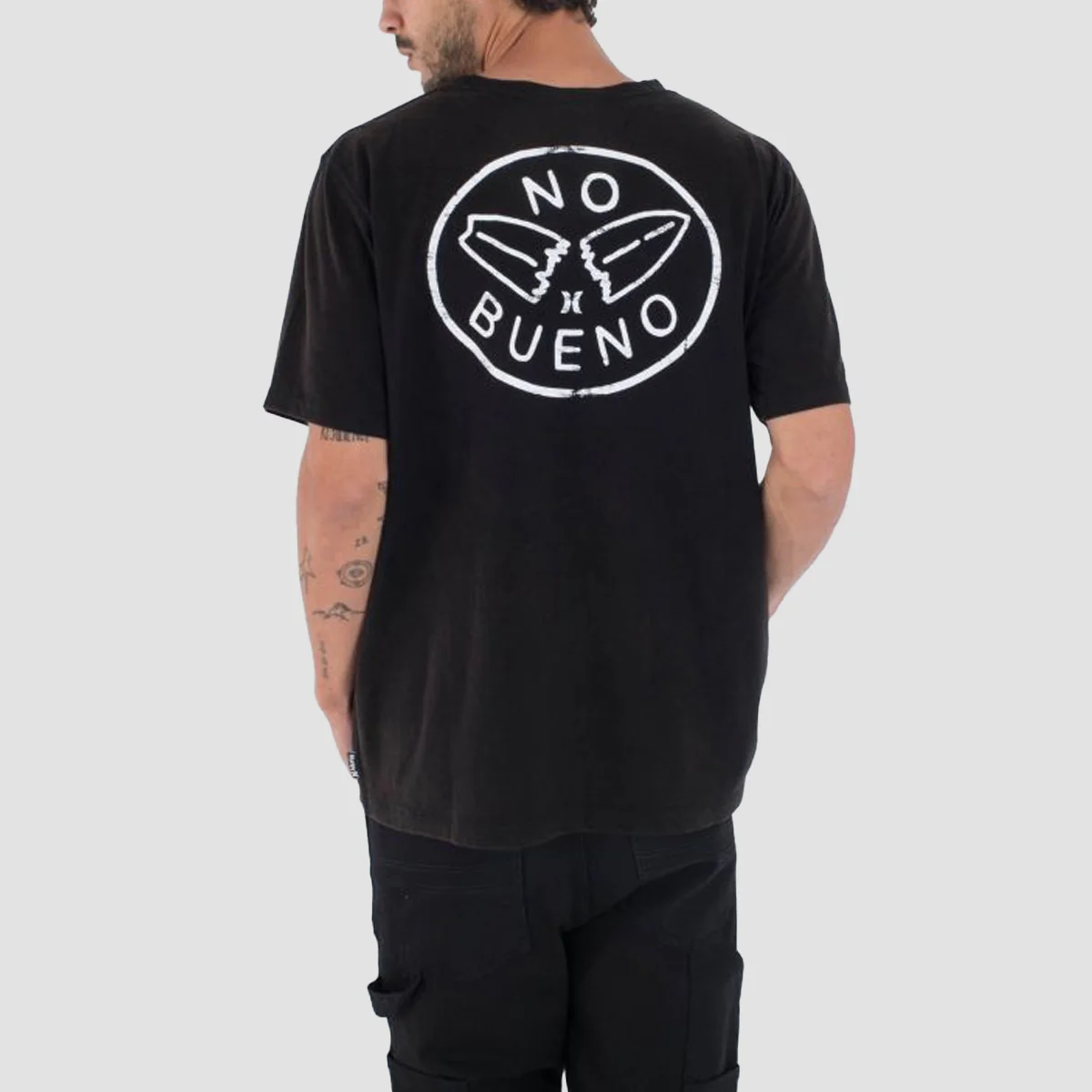 Hurley Sider BP T-Shirt Black - Image 2