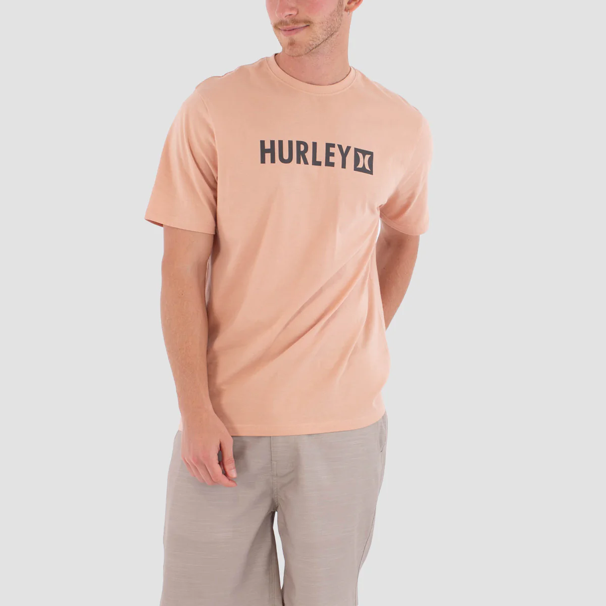 Hurley The Box T-Shirt Beach Clay