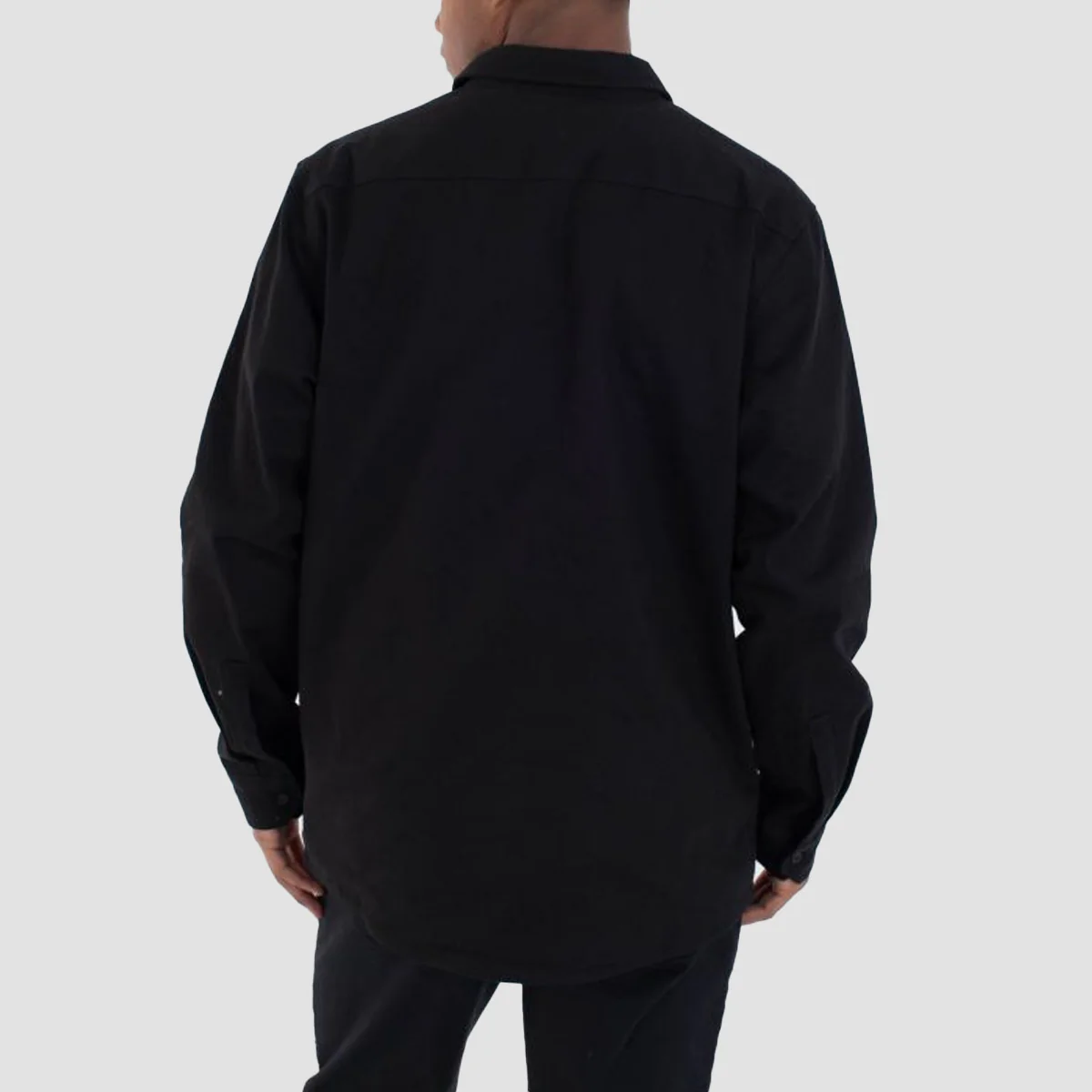 Hurley Worker Flannel Lined Longsleeve Shirt Black - Image 2