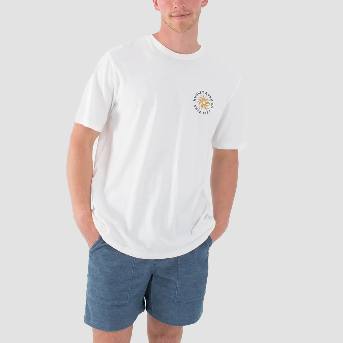 Hurley Youcan Tucan T-Shirt Barely Bone - Image 2