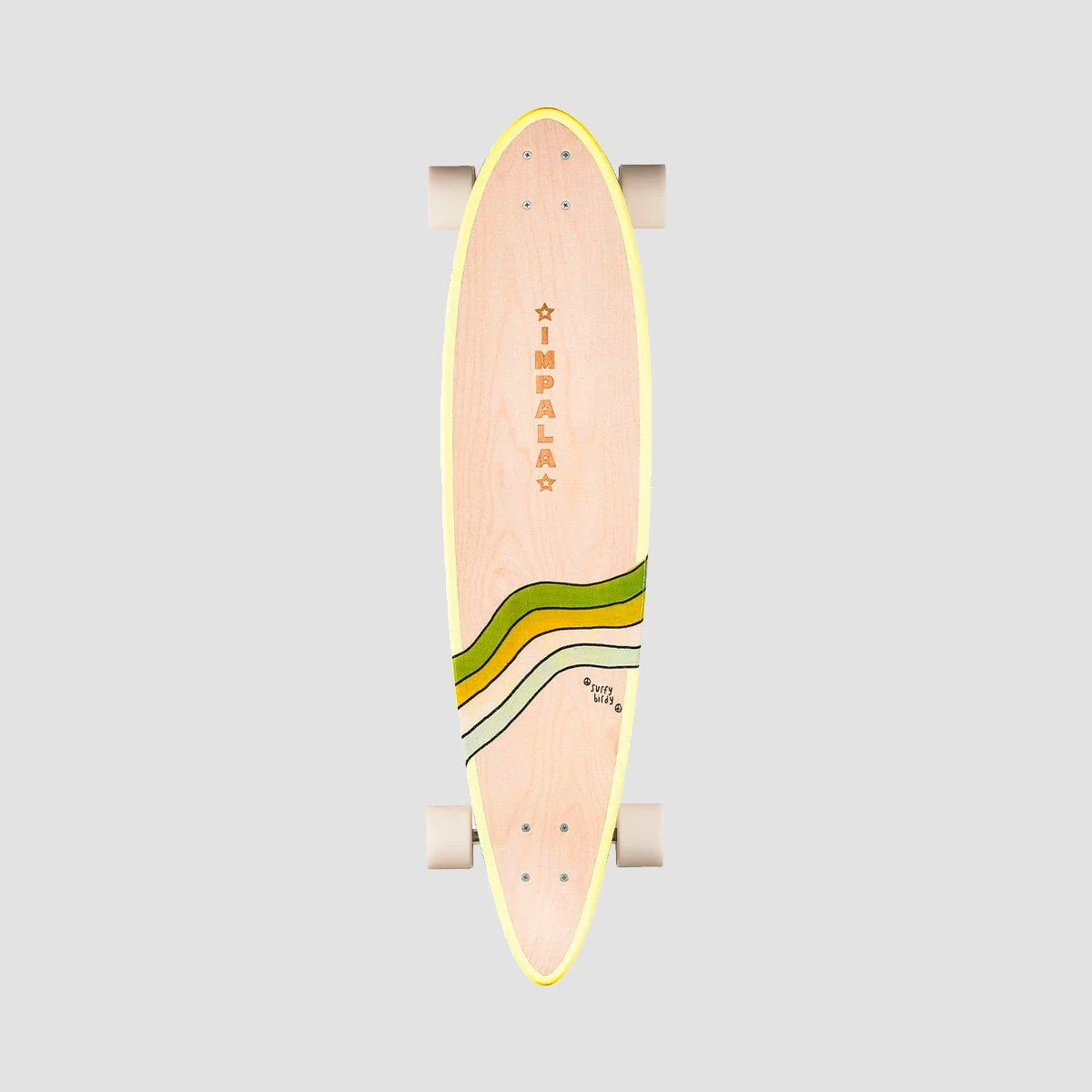 Impala Jupiter Longboard Skateboard Birdy Floral - 37" - Image 2