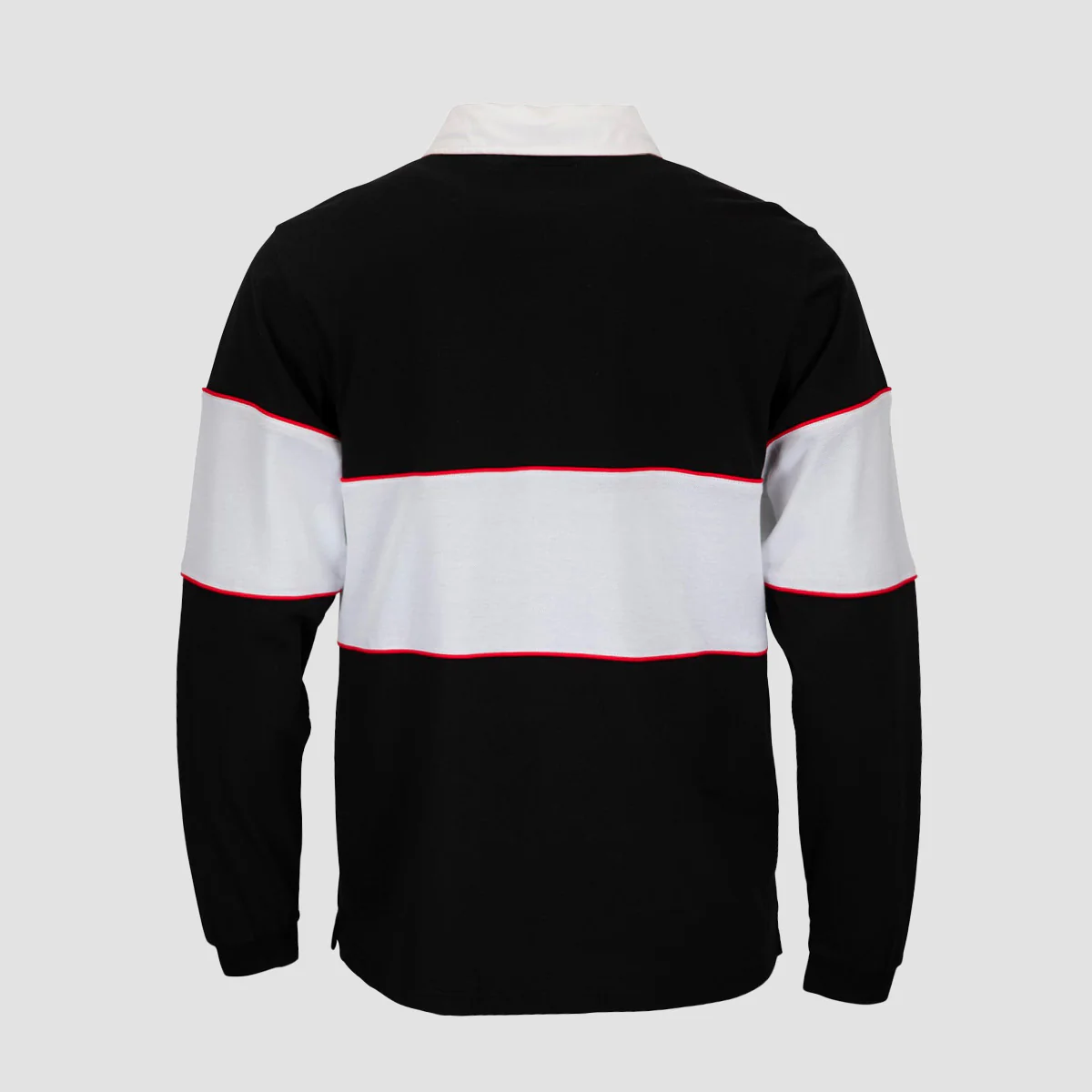 Independent ITC Streak Rugby Top Polo Shirt Black - Image 2