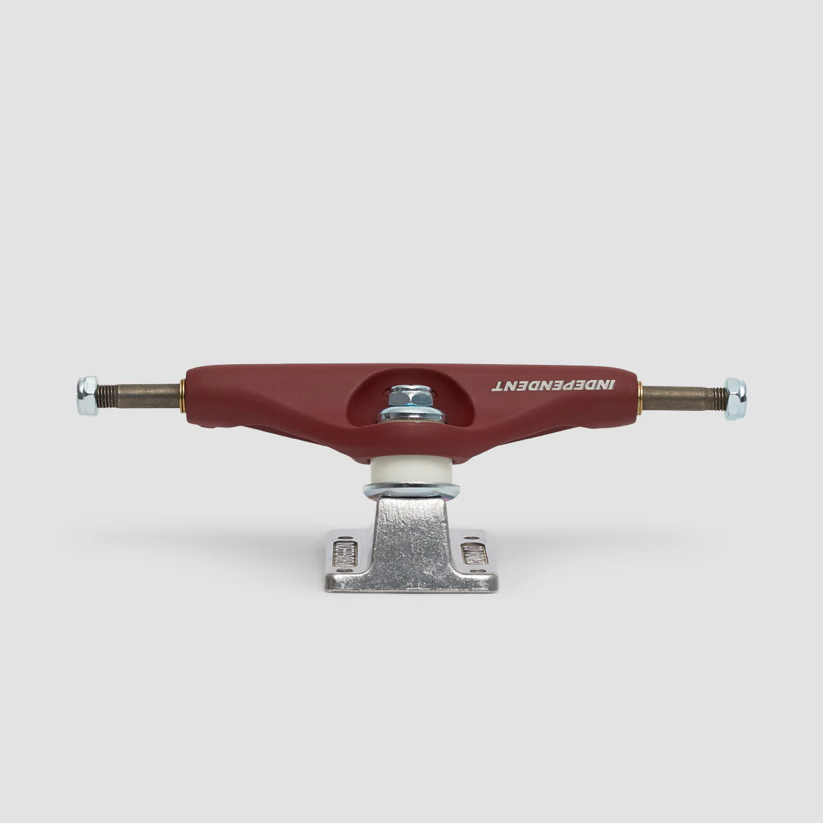 Independent Stage 11 144 BTG Speed Standard Skateboard Trucks 1 Pair Burgundy/Silver- 8.25" - Image 2