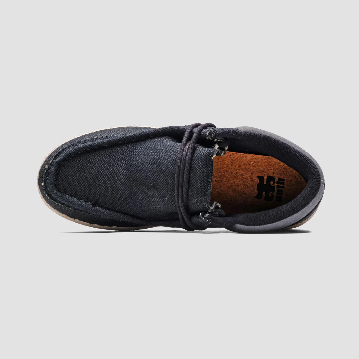 IPATH Cats Mid Hemp Shoes - Black Raw Edge Hemp - Image 3