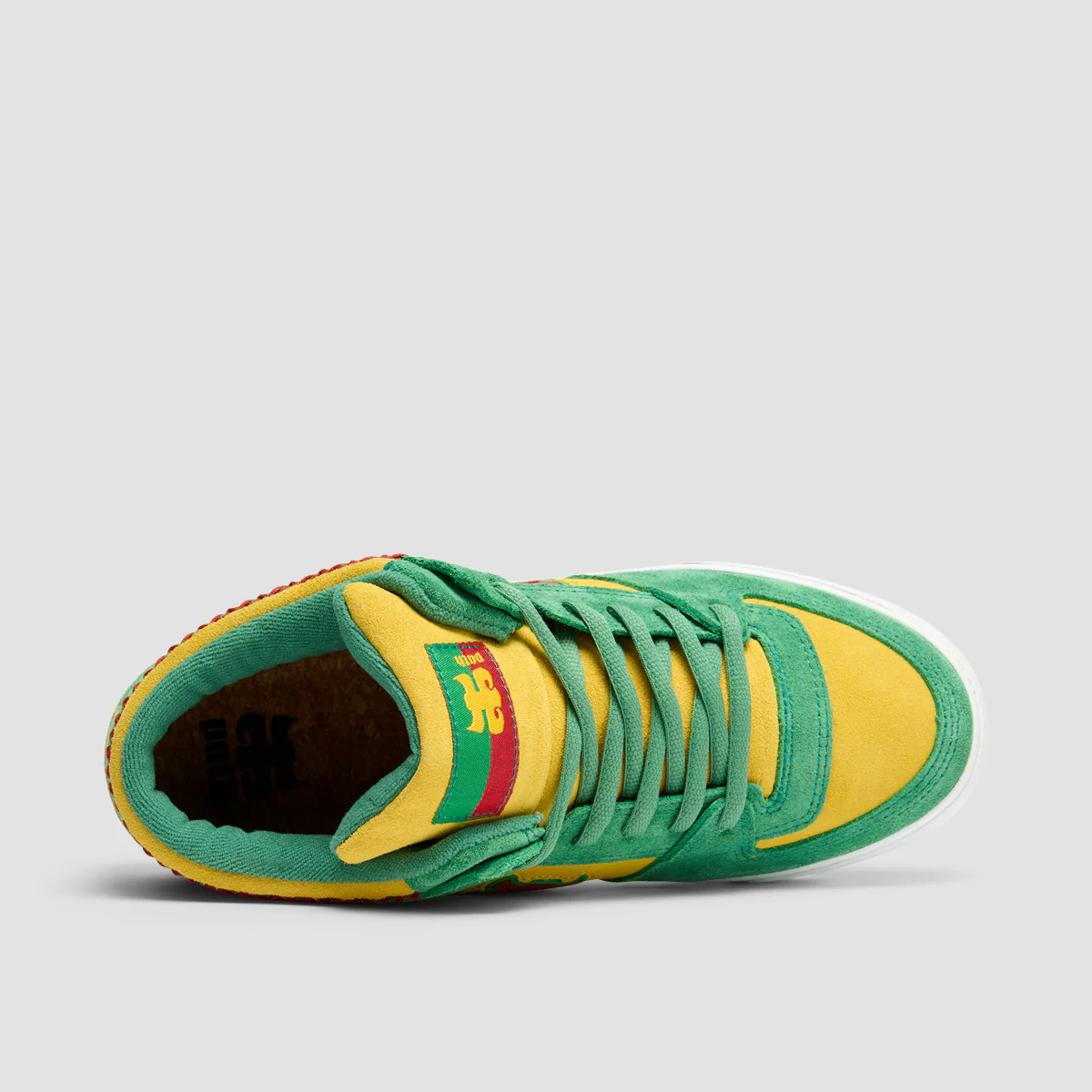 IPATH Reed Mid Top Shoes - Rasta Green/Yellow - Image 4