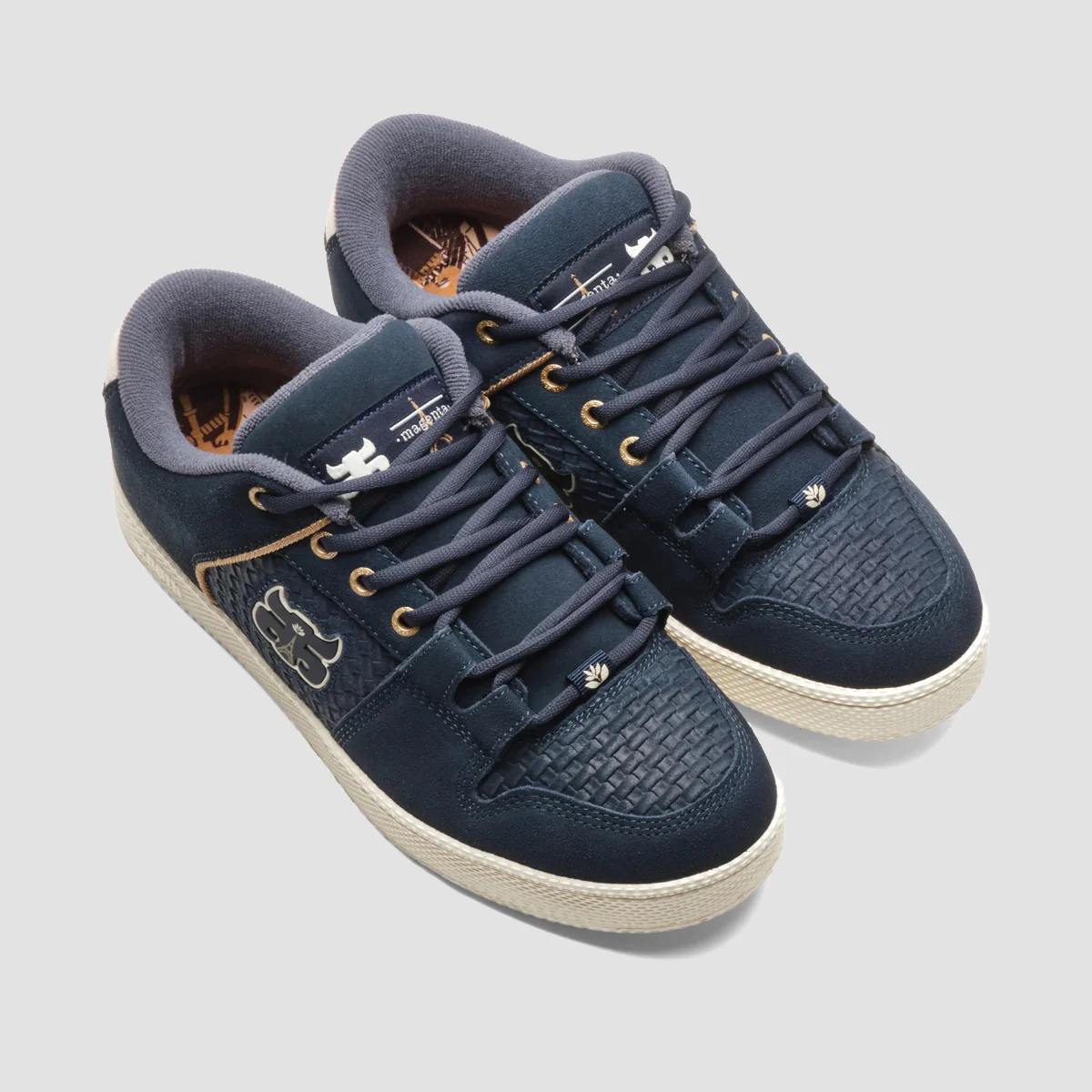 IPATH x Magenta Cricket Shoes - Navy Suede - Image 2