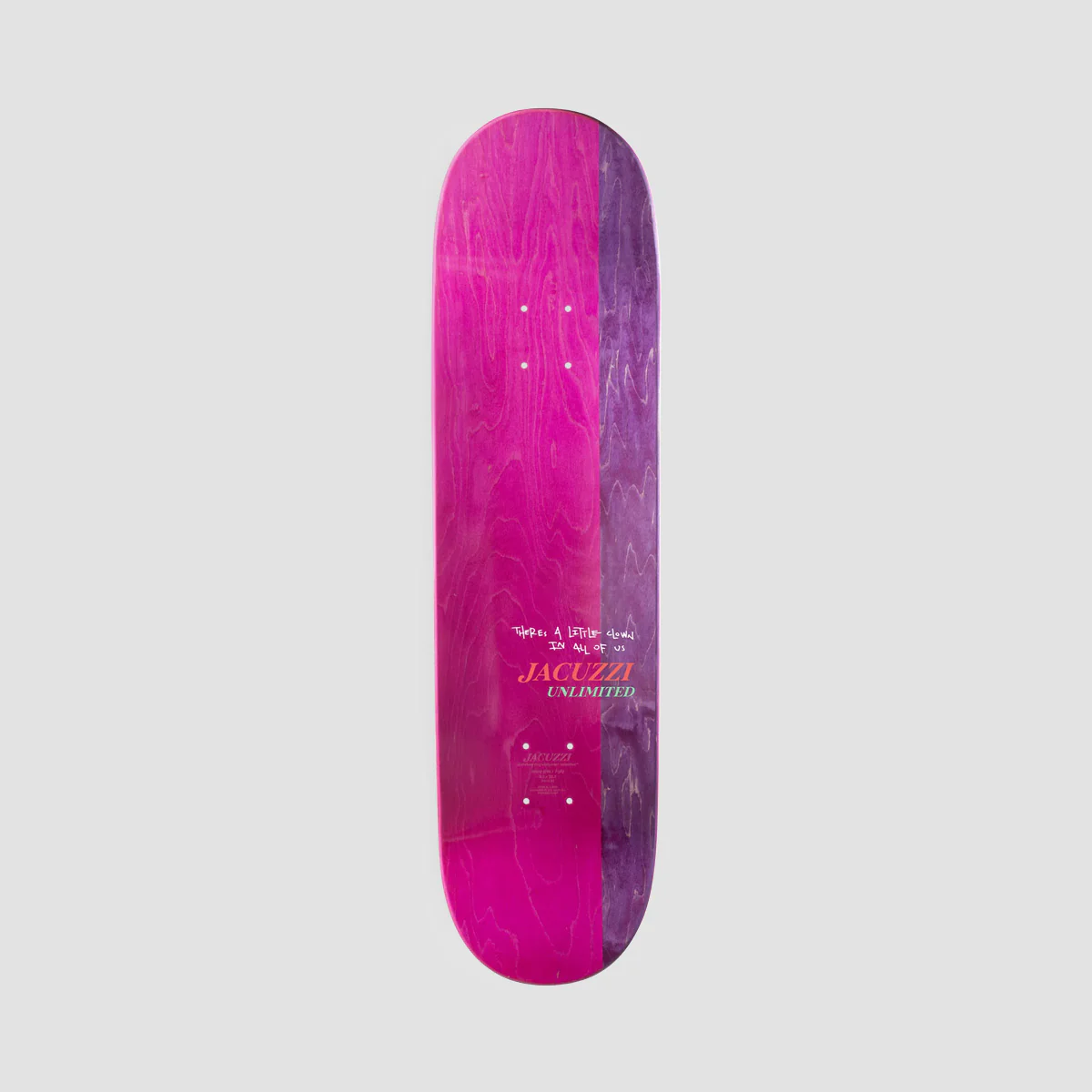 Jacuzzi Unlimited Louie Barletta Gathering EX7 Skateboard Deck Peach - 8.75" - Image 2