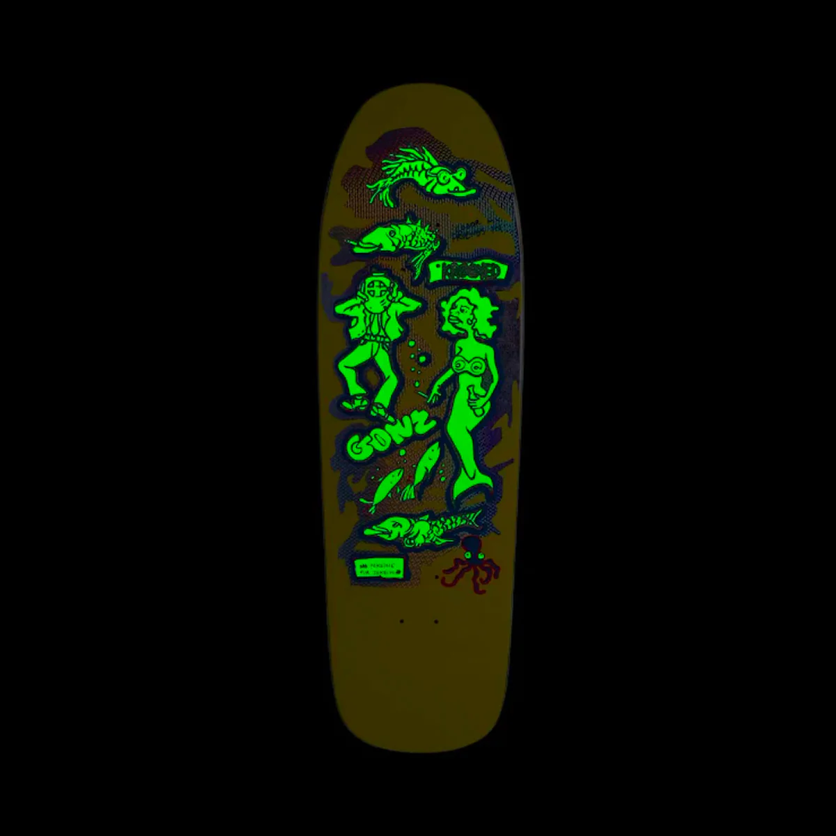 Krooked Gonz Colour Friend SSD24 Skateboard Deck - 9.81" - Image 3