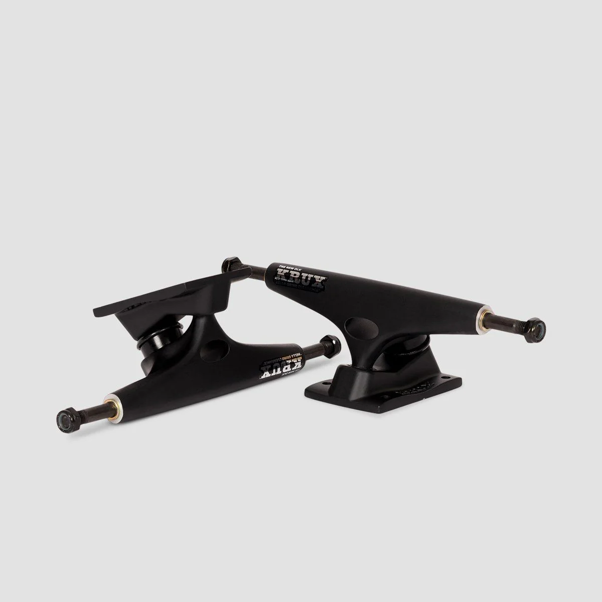Krux K5 Black Widow Standard Skateboard Trucks 1 Pair Black - 8" - Image 3