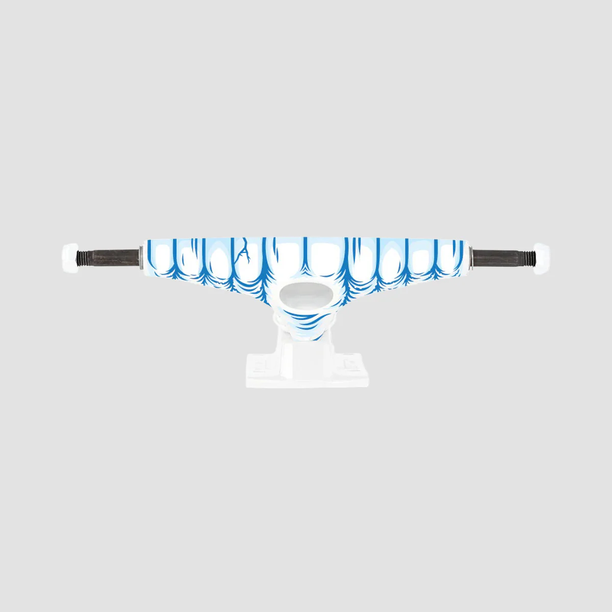 Krux K5 Chompers DLK Standard Skateboard Trucks 1 Pair Blue/Silver - 8.25"