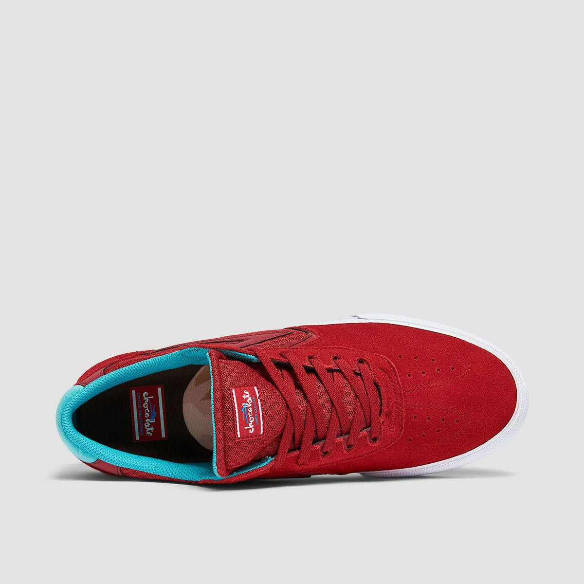 Lakai Atlantic Vulc Shoes - Red Suede - Image 4