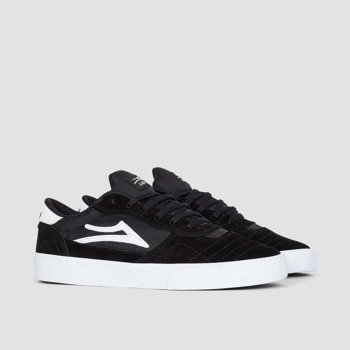 Lakai Cambridge Shoes - Black/White Suede - Image 2
