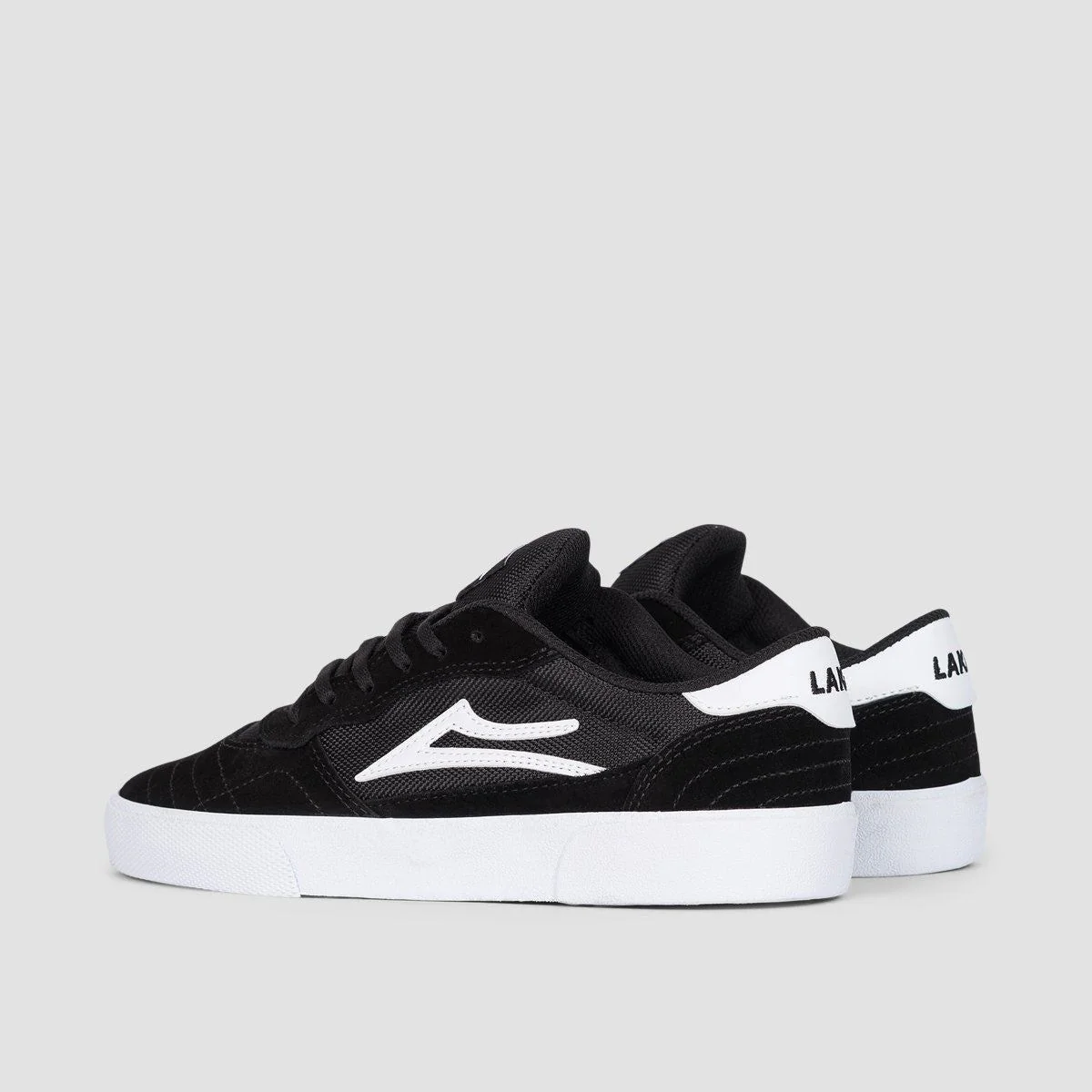 Lakai Cambridge Shoes - Black/White Suede - Image 3