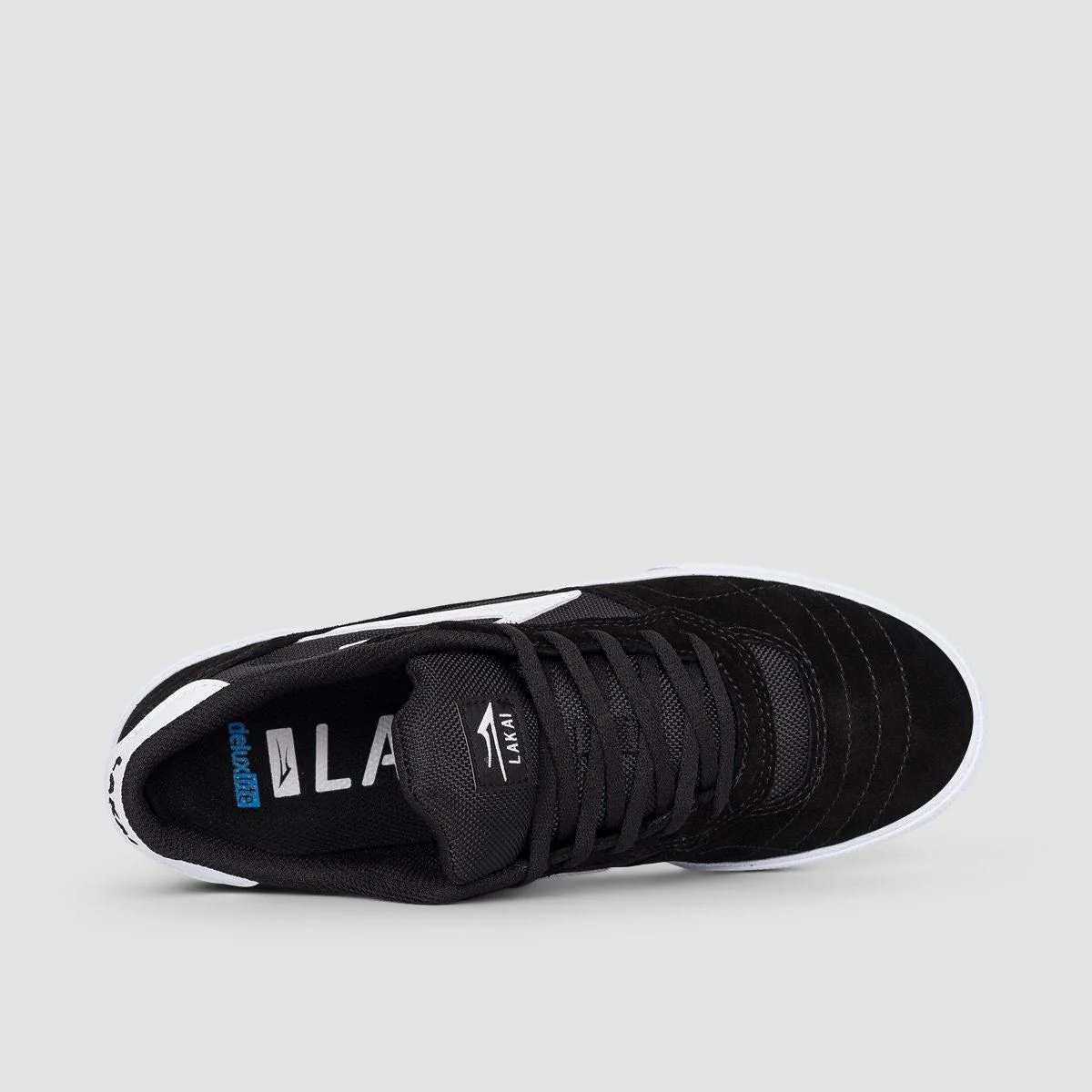 Lakai Cambridge Shoes - Black/White Suede - Image 4