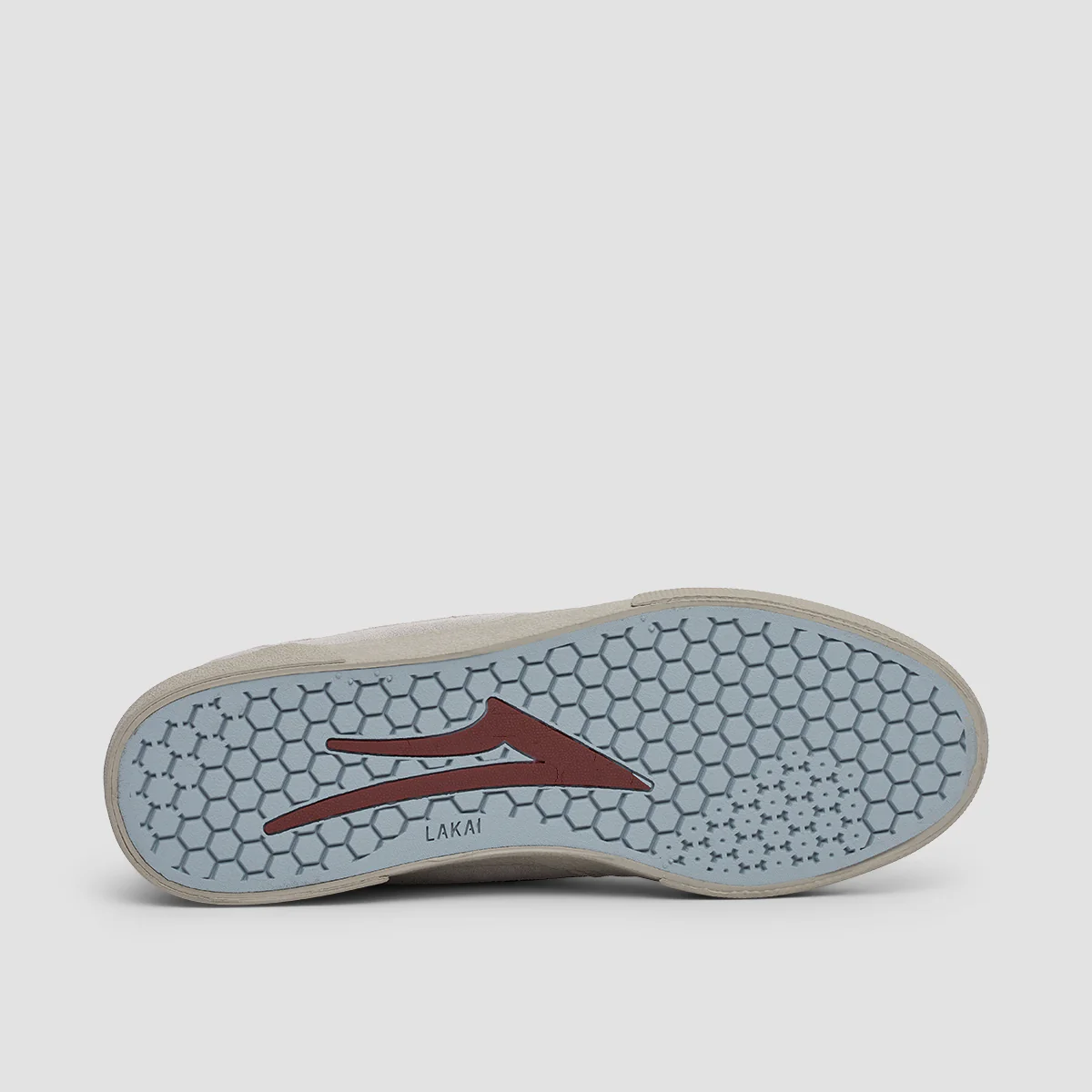 Lakai Cambridge Shoes - Grey/Burgundy Suede - Image 5