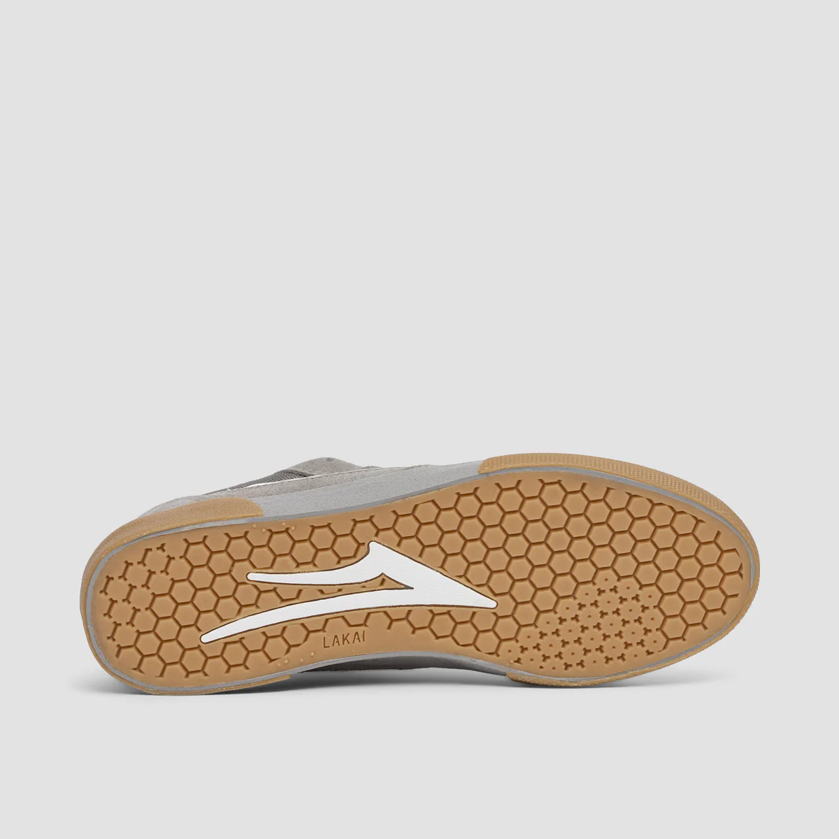 Lakai Cambridge Shoes - Light Grey/Gum Suede - Image 5