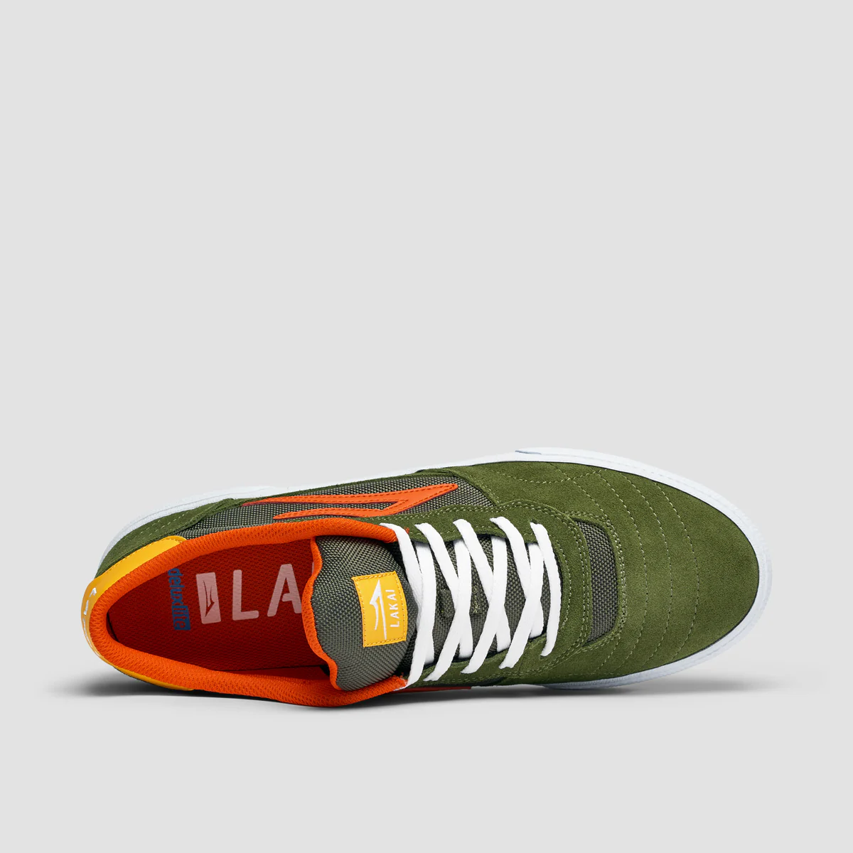 Lakai Cambridge Shoes - Olive/Yellow Suede - Image 4